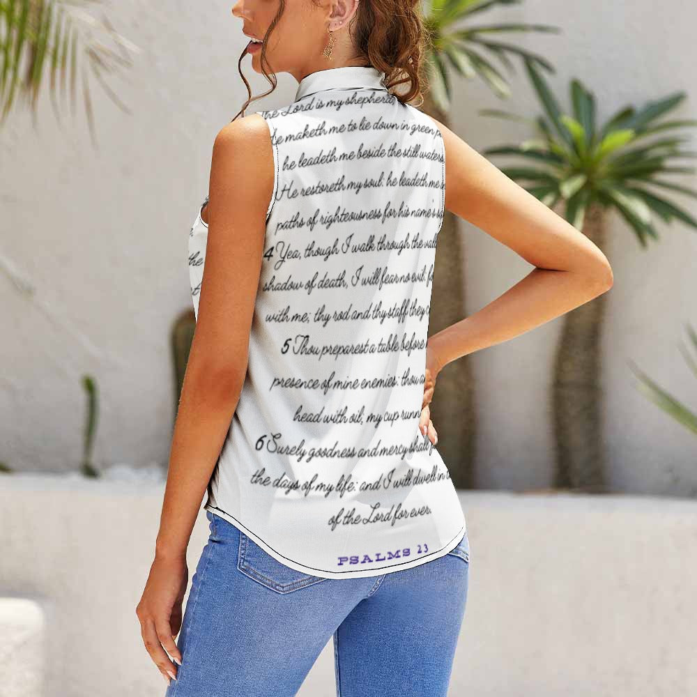 Summer Ladies Sleeveless Blouse