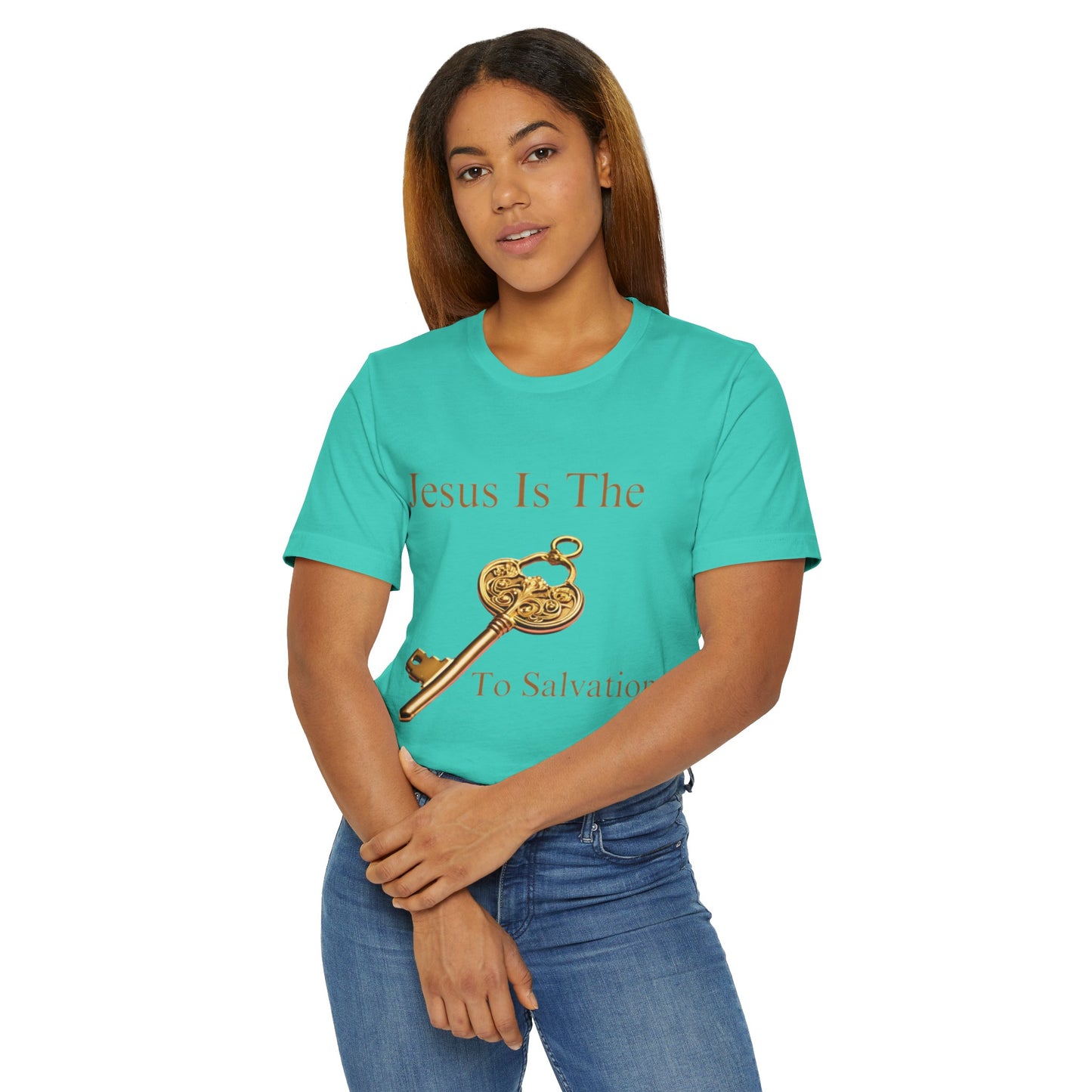 Jesus is The Key-Unisex Jersey T-Shirt