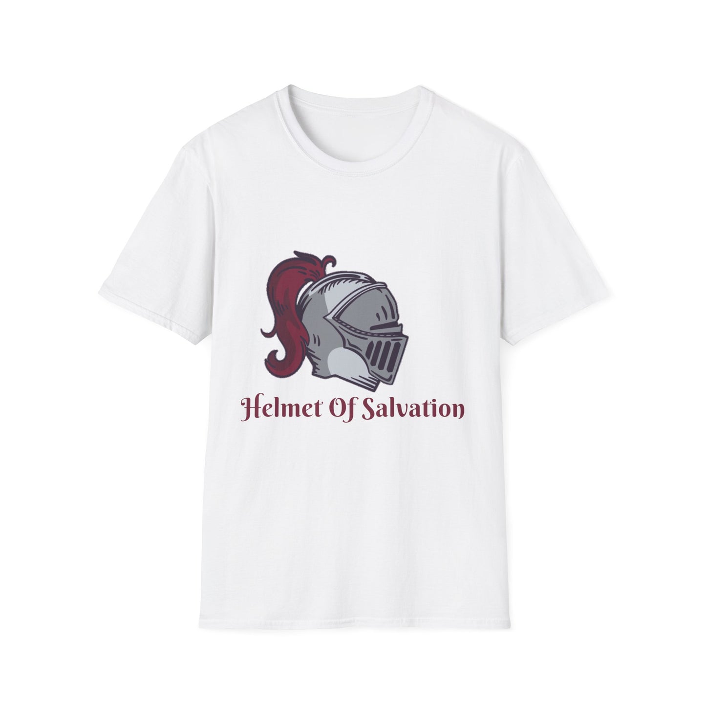 Helmet of Salvation-Unisex Softstyle T-Shirt