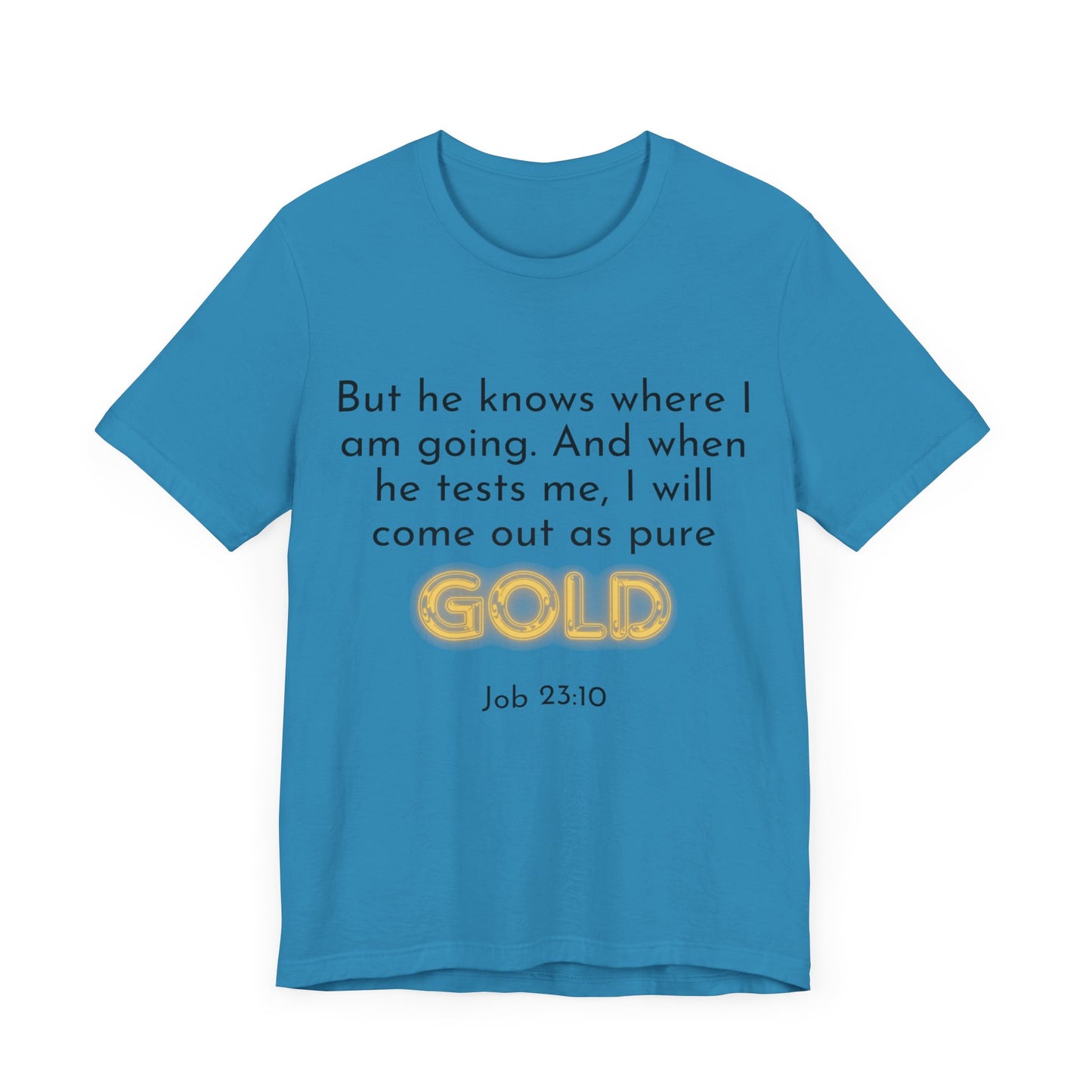 Job 23-10-Unisex Jersey Short Sleeve Tee