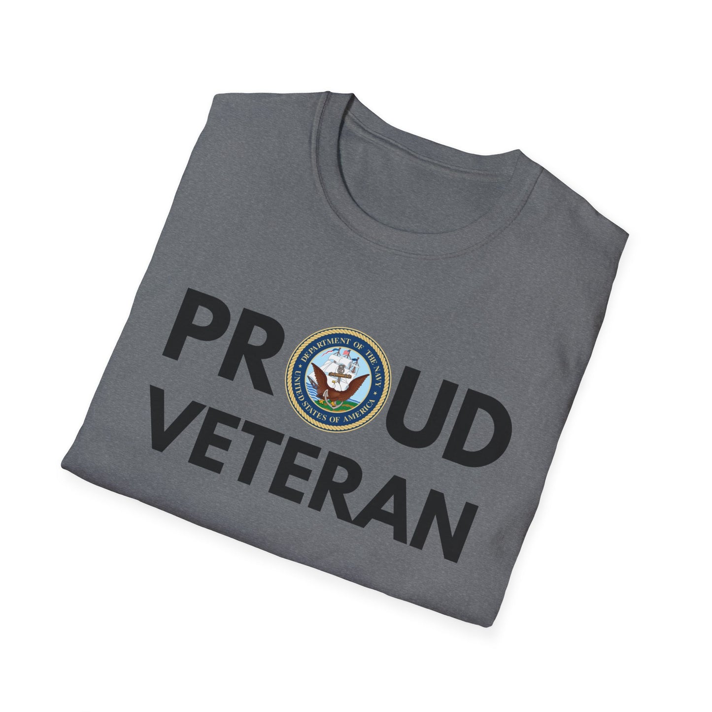 Navy Veteran - Unisex Softstyle T-Shirt