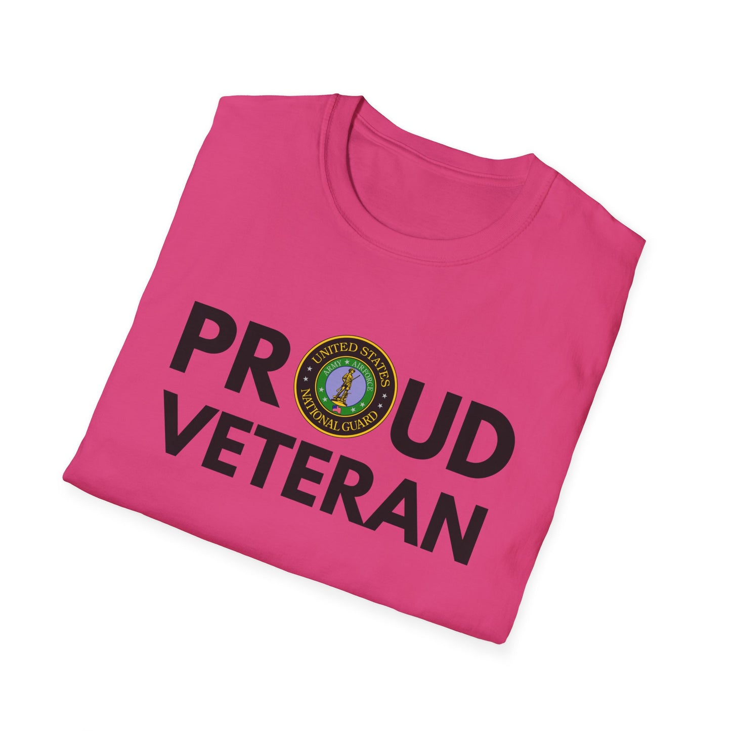 National Guard Veteran - Unisex Softstyle T-Shirt