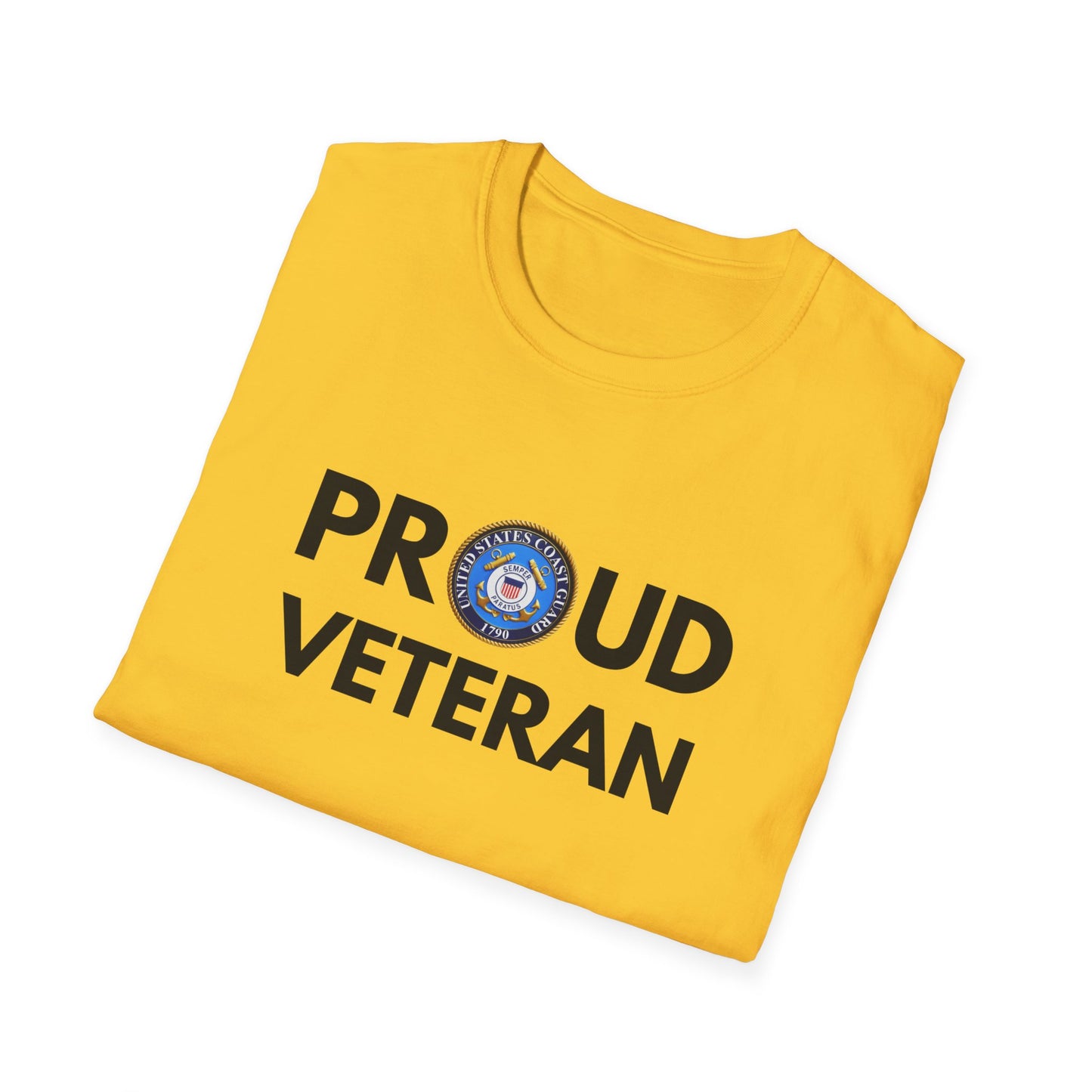 Coast Guard Veteran - Unisex Softstyle T-Shirt