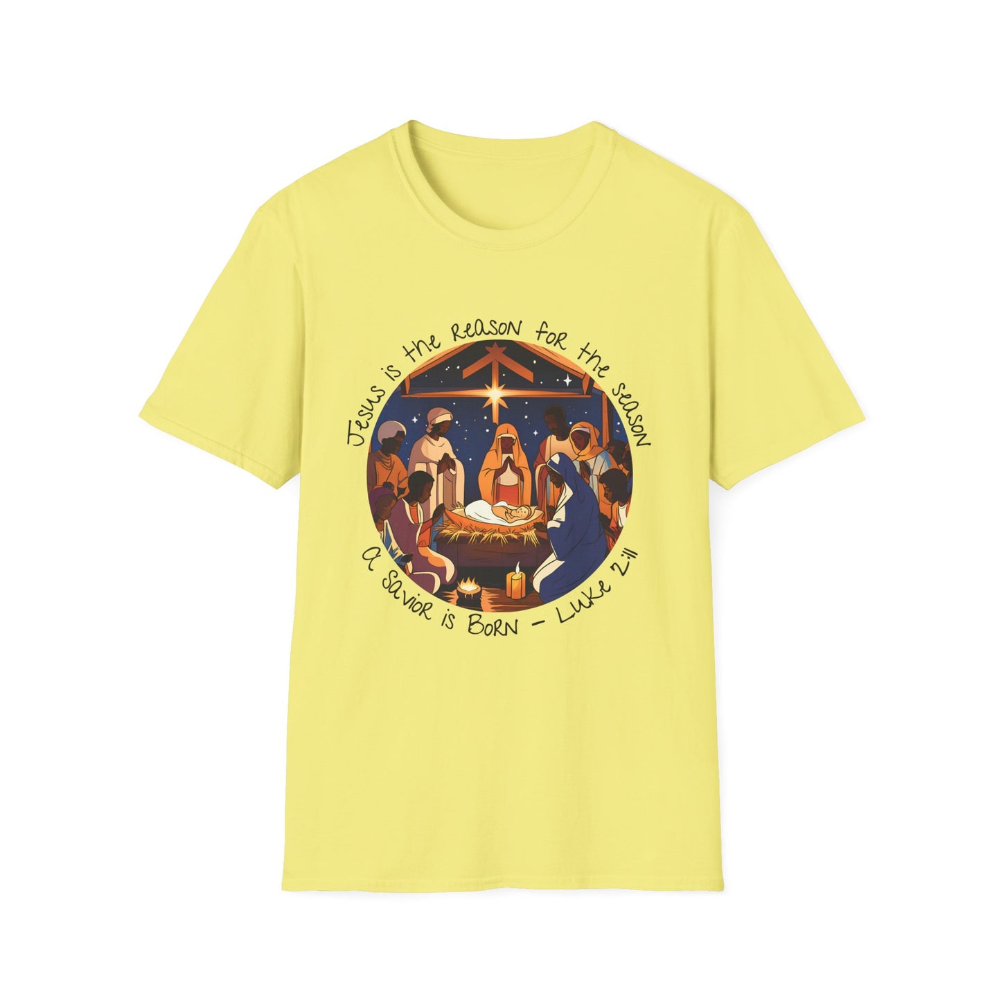 Luke 2:11 - Unisex Softstyle T-Shirt