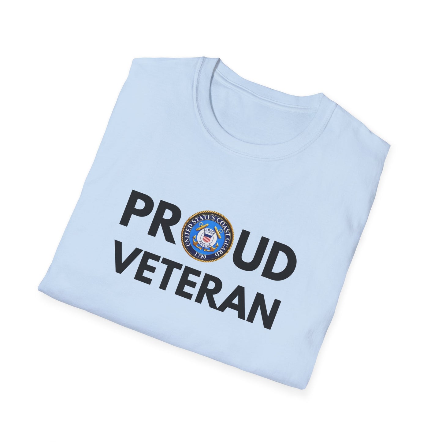Coast Guard Veteran - Unisex Softstyle T-Shirt