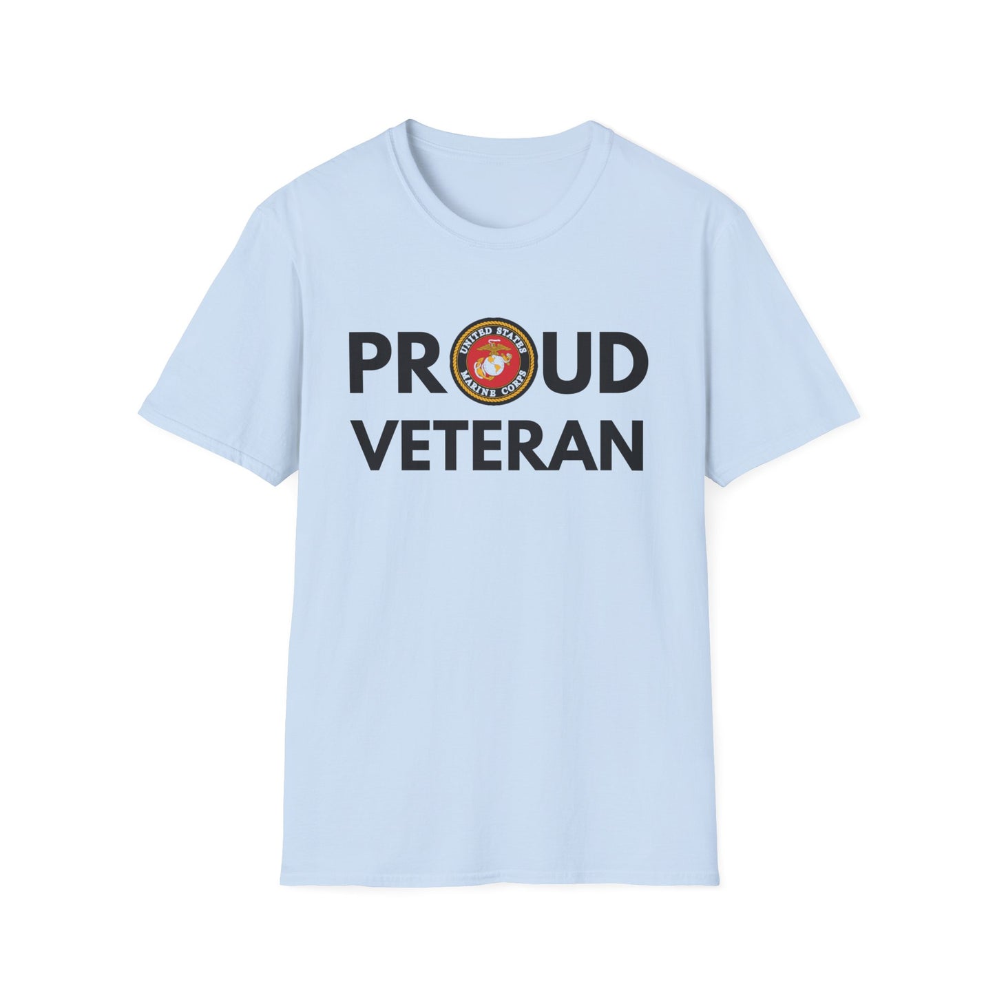 Marine Veteran - Unisex Softstyle T-Shirt