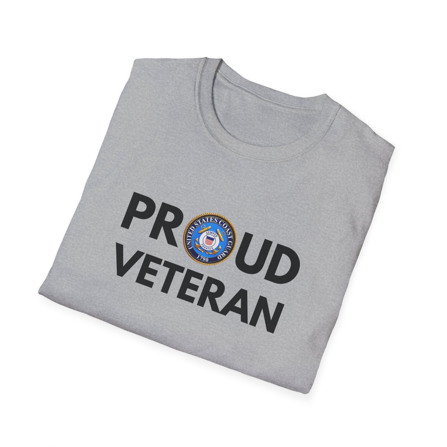 Coast Guard Veteran - Unisex Softstyle T-Shirt