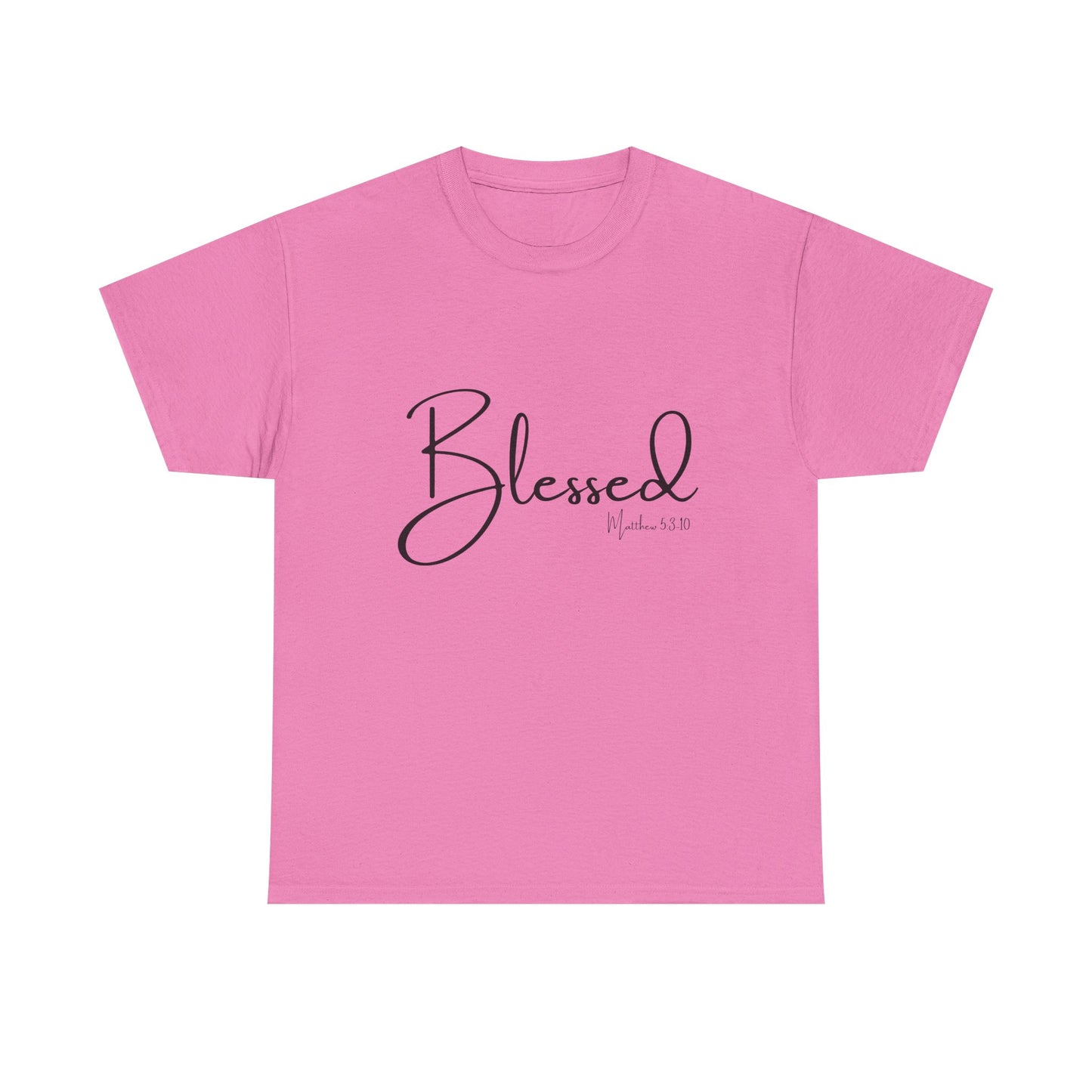 Blessed - Matthew 5:3-10 Unisex Heavy Cotton Tee