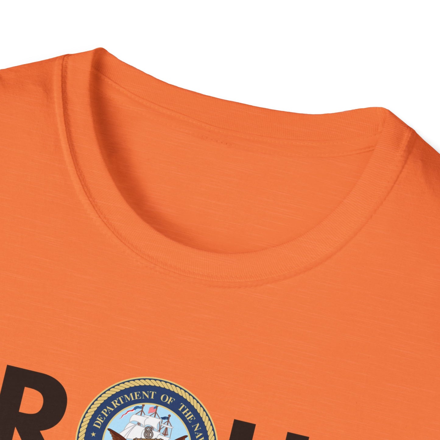 Navy Proud Black Veteran - Unisex Softstyle T-Shirt