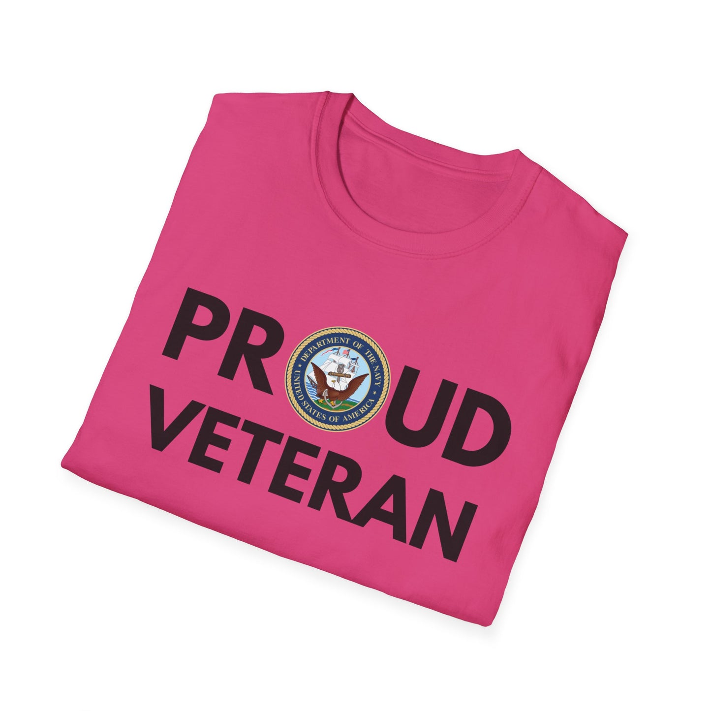 Navy Veteran - Unisex Softstyle T-Shirt
