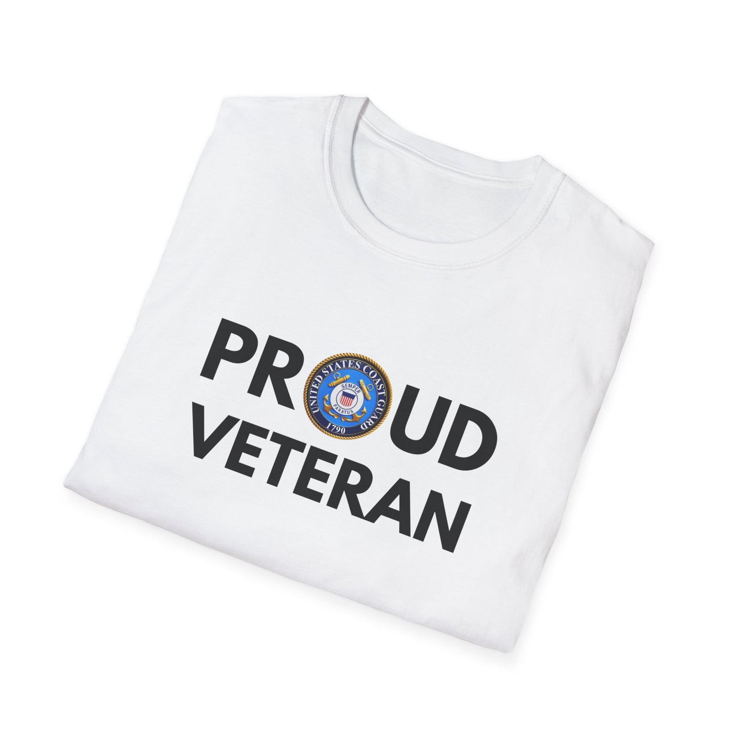 Coast Guard Veteran - Unisex Softstyle T-Shirt