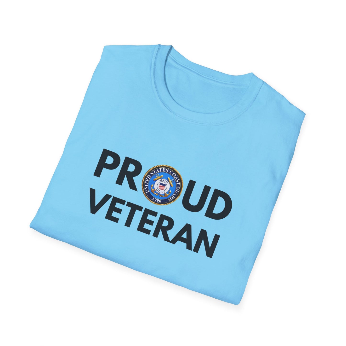 Coast Guard Veteran - Unisex Softstyle T-Shirt