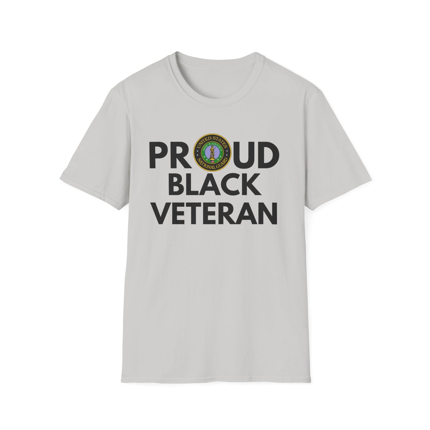 National Guard Proud Black Veteran - Unisex Softstyle T-Shirt
