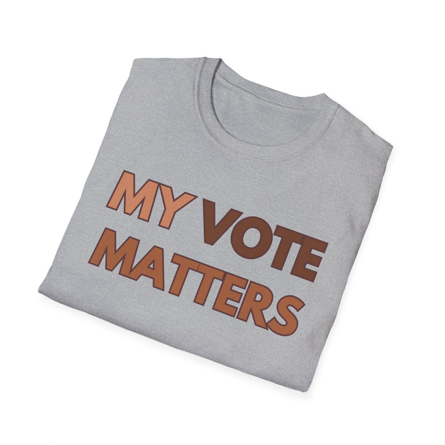 My Vote Matters - Unisex Softstyle T-Shirt