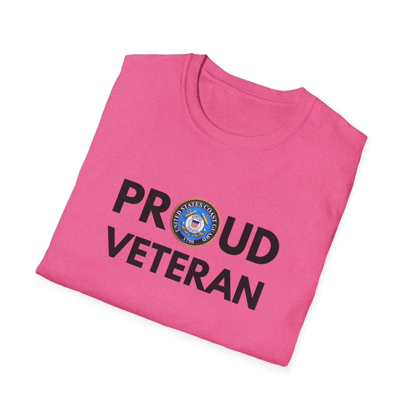 Coast Guard Veteran - Unisex Softstyle T-Shirt