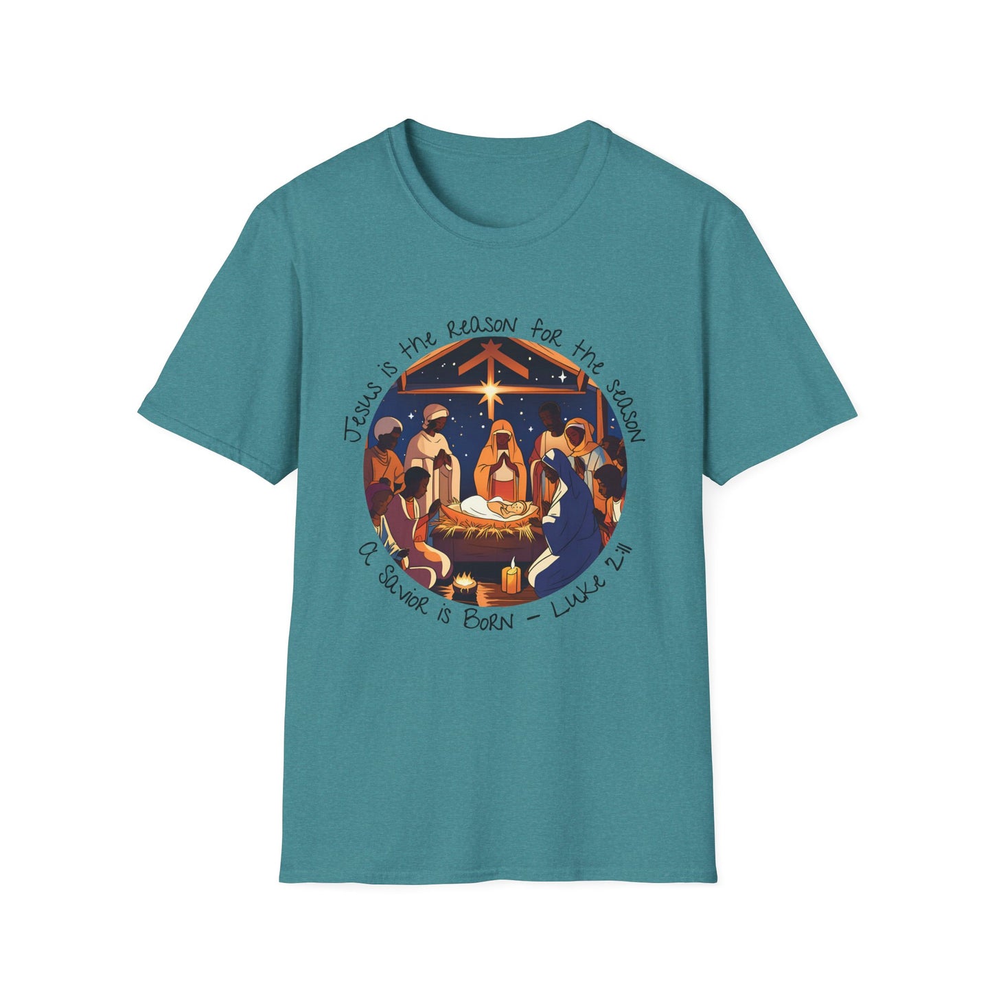Luke 2:11 - Unisex Softstyle T-Shirt