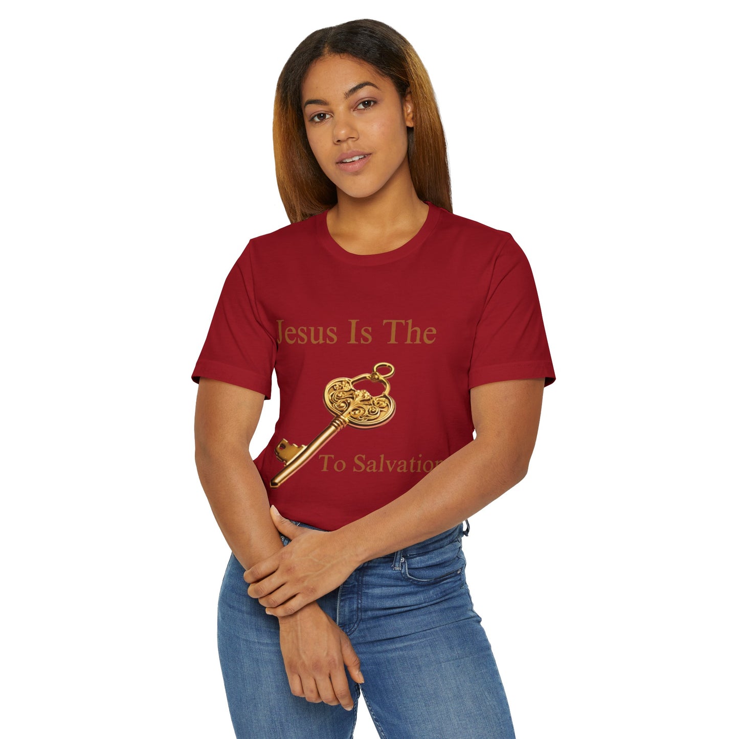 Jesus is The Key-Unisex Jersey T-Shirt