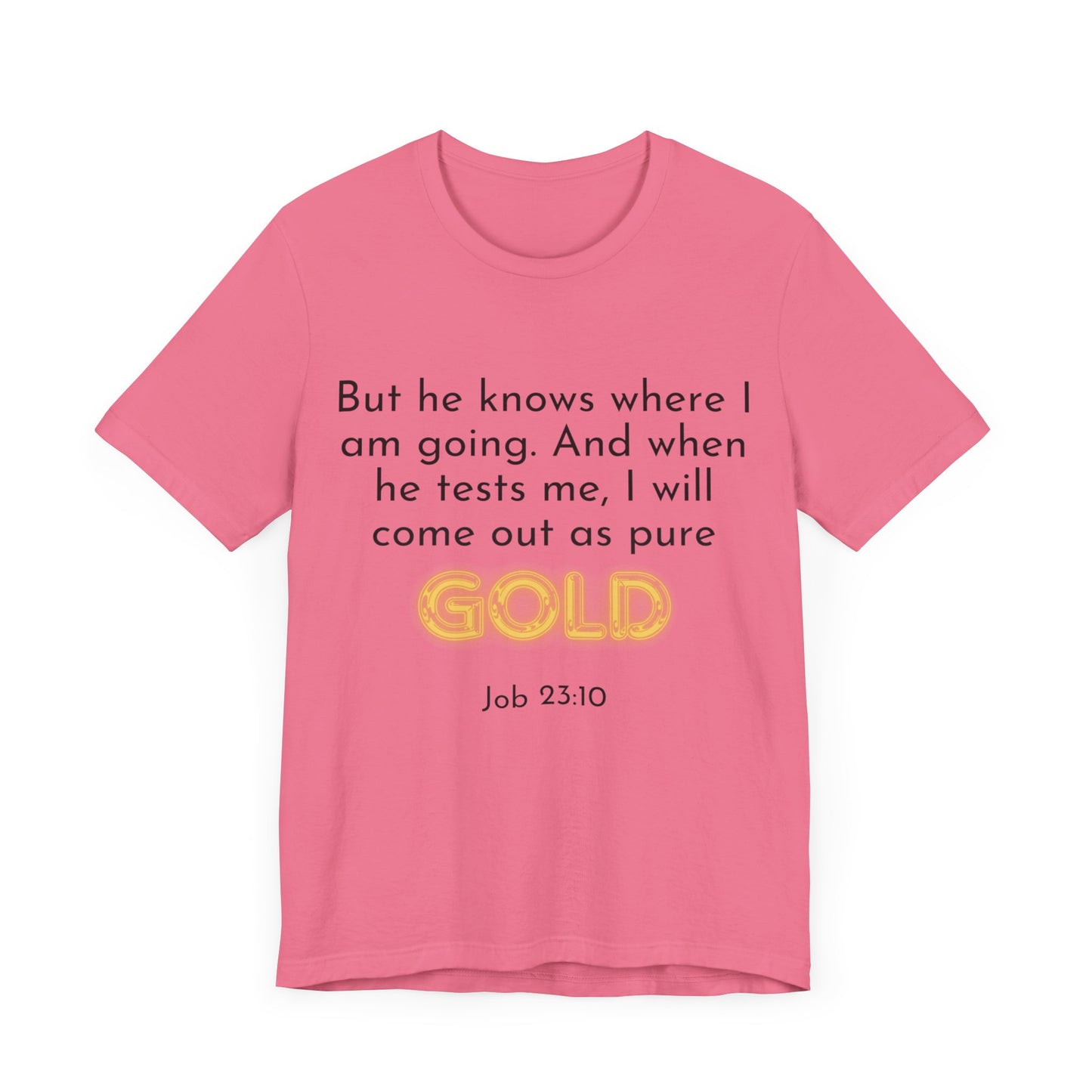 Job 23-10-Unisex Jersey Short Sleeve Tee