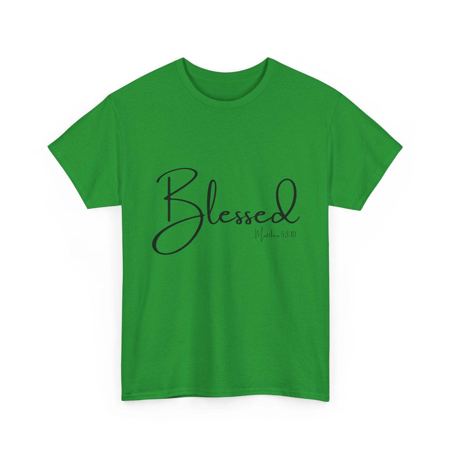 Blessed - Matthew 5:3-10 Unisex Heavy Cotton Tee
