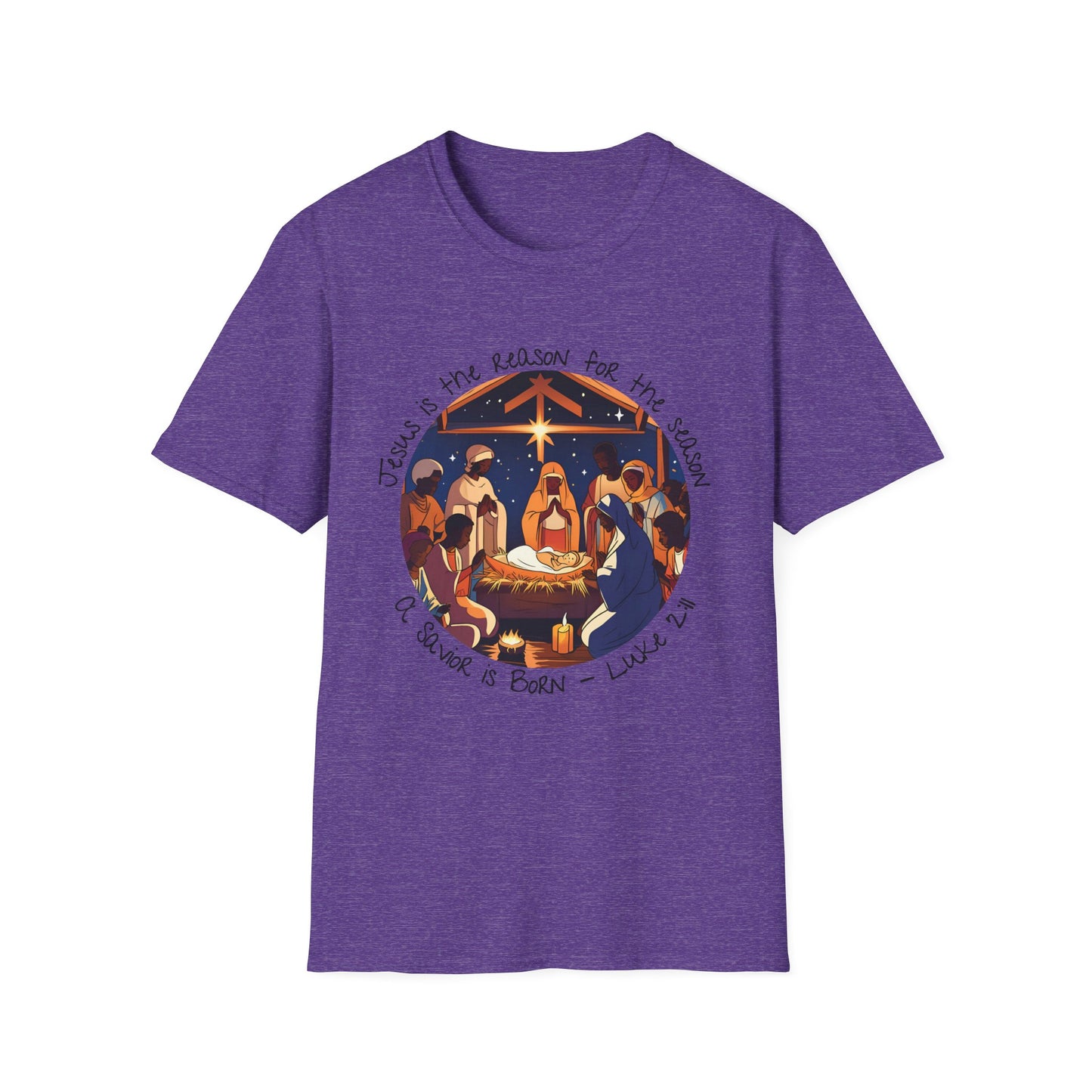 Luke 2:11 - Unisex Softstyle T-Shirt