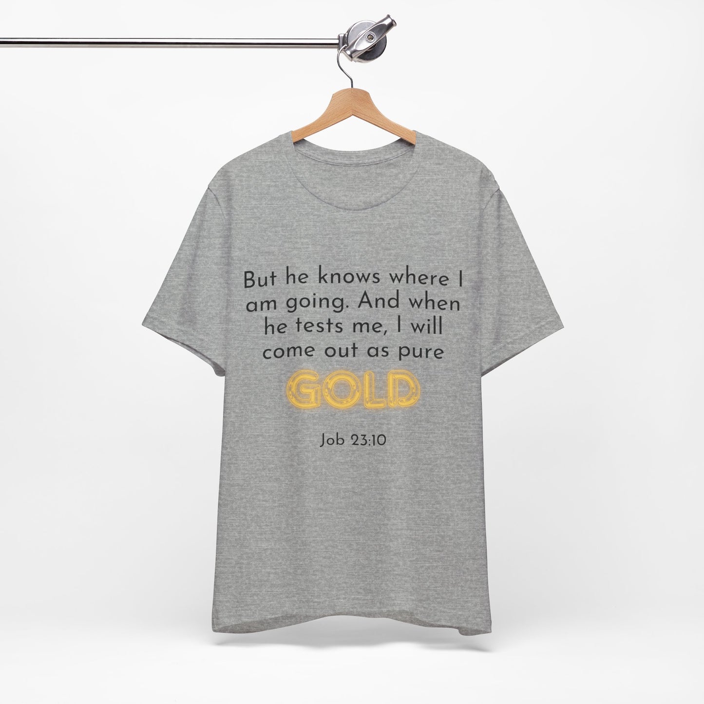 Job 23-10-Unisex Jersey Short Sleeve Tee