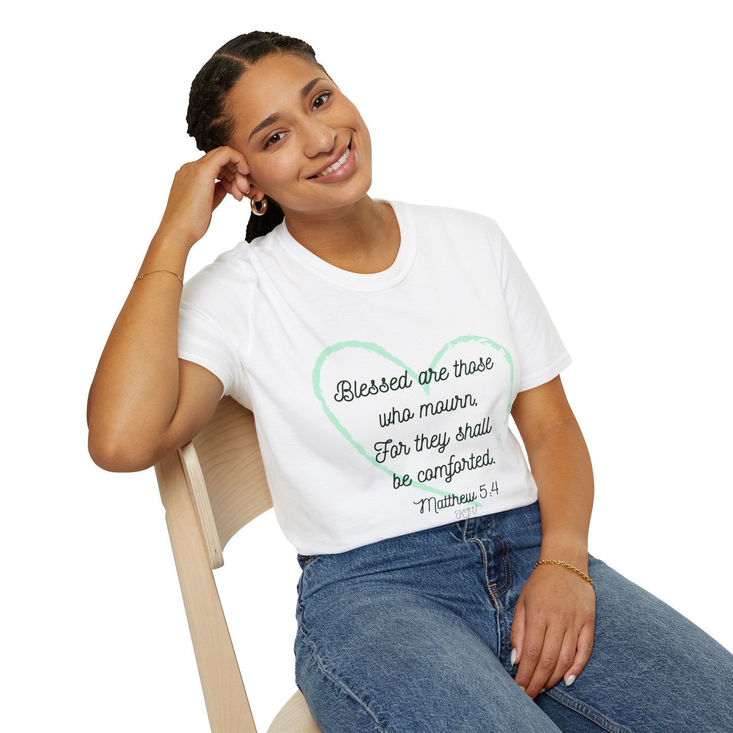 Matthew 5:4 - Unisex Softstyle T-Shirt