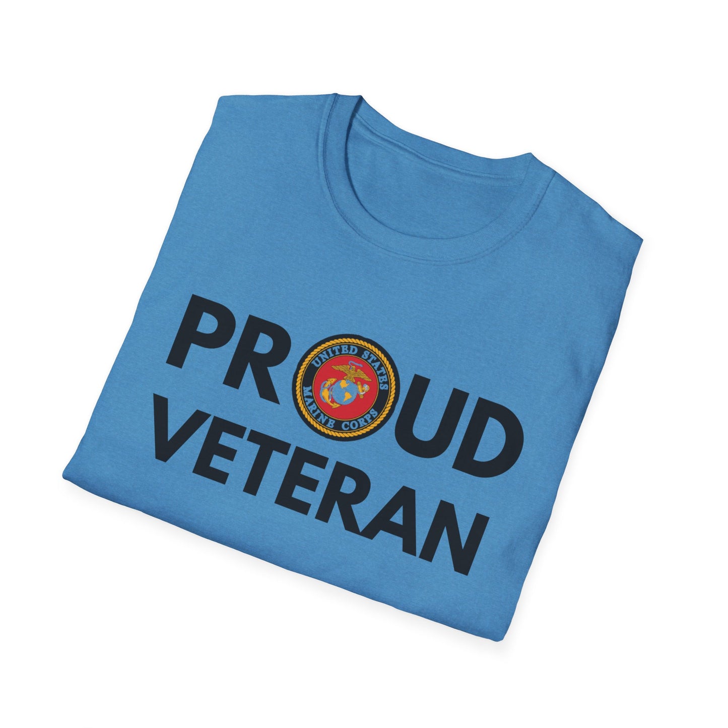 Marine Veteran - Unisex Softstyle T-Shirt
