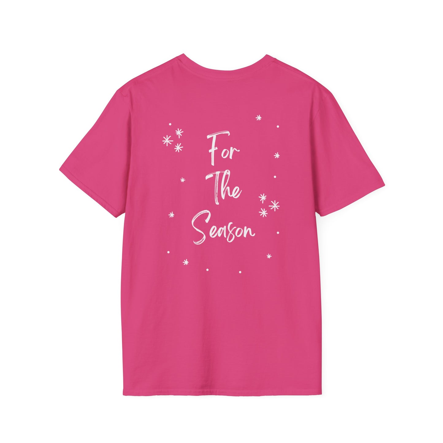 Jesus is the reason - Front and Back - Unisex Softstyle T-Shirt