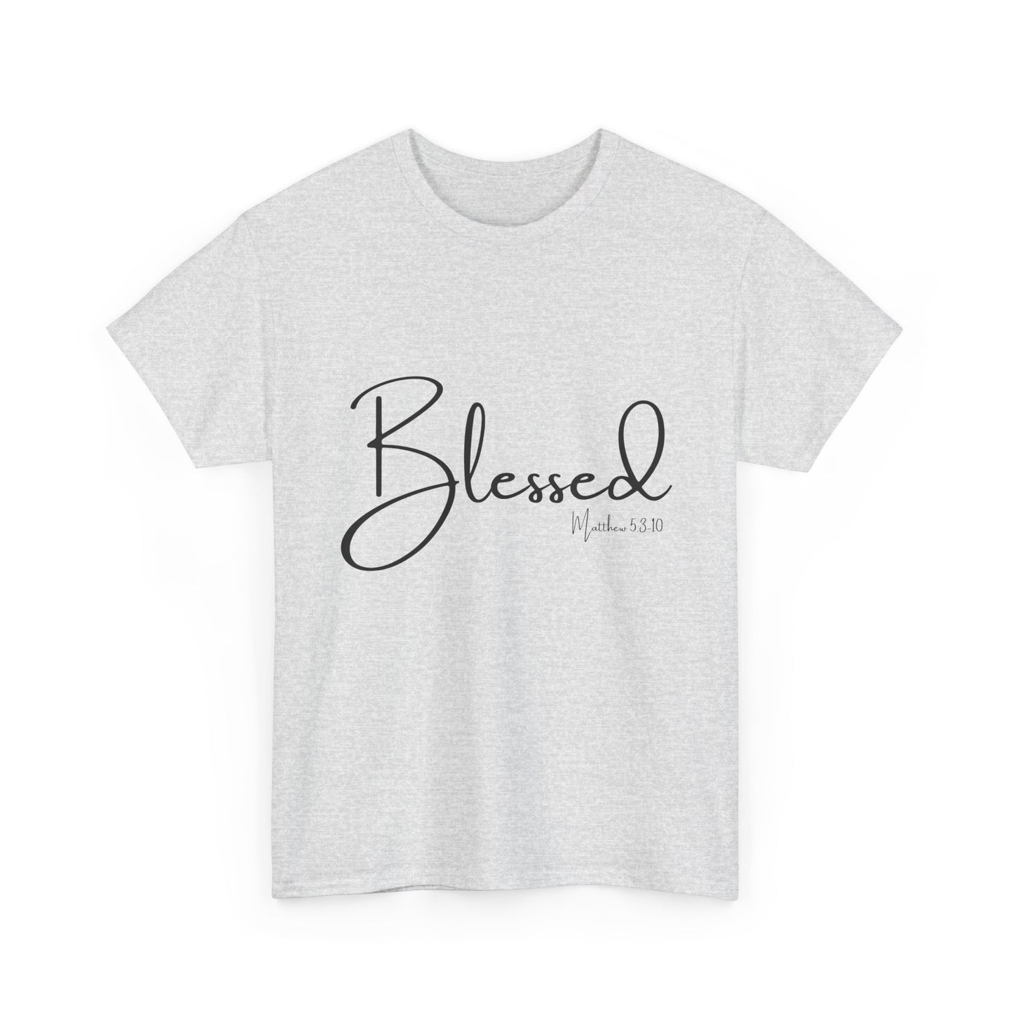 Blessed - Matthew 5:3-10 Unisex Heavy Cotton Tee