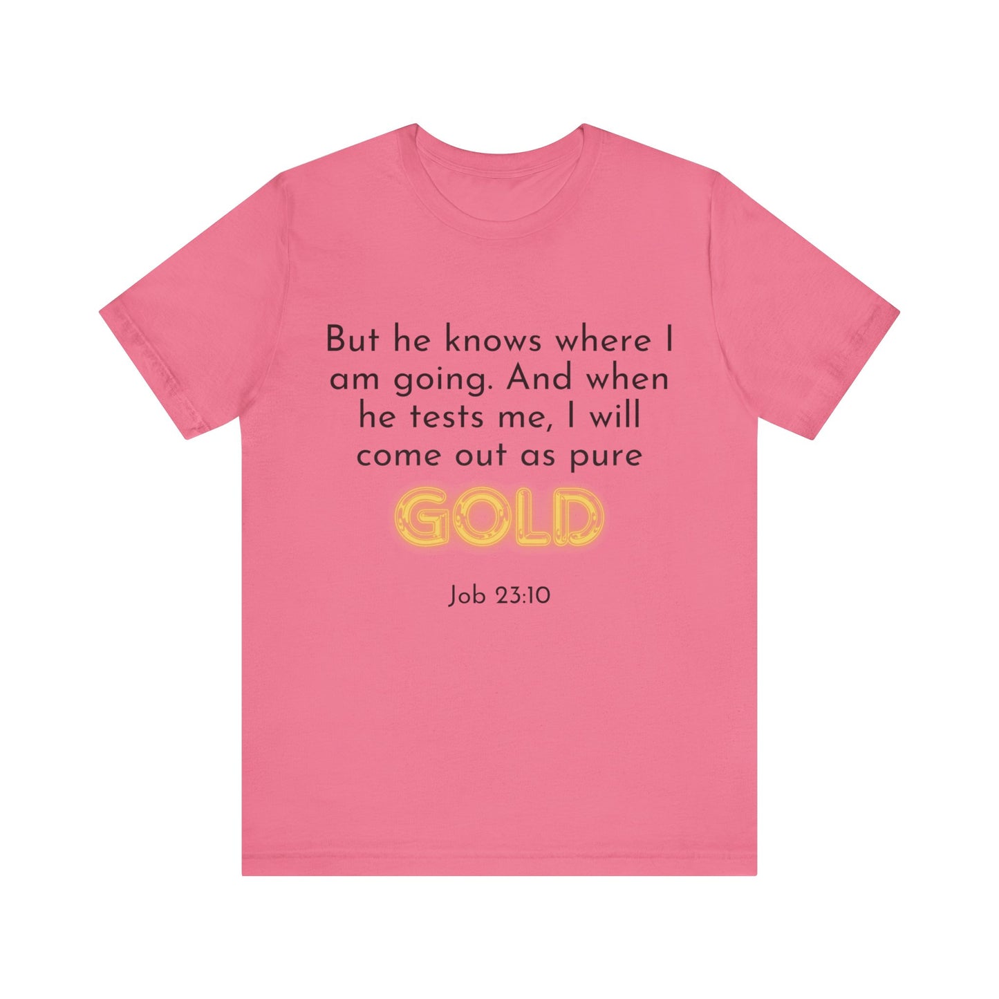 Job 23-10-Unisex Jersey Short Sleeve Tee