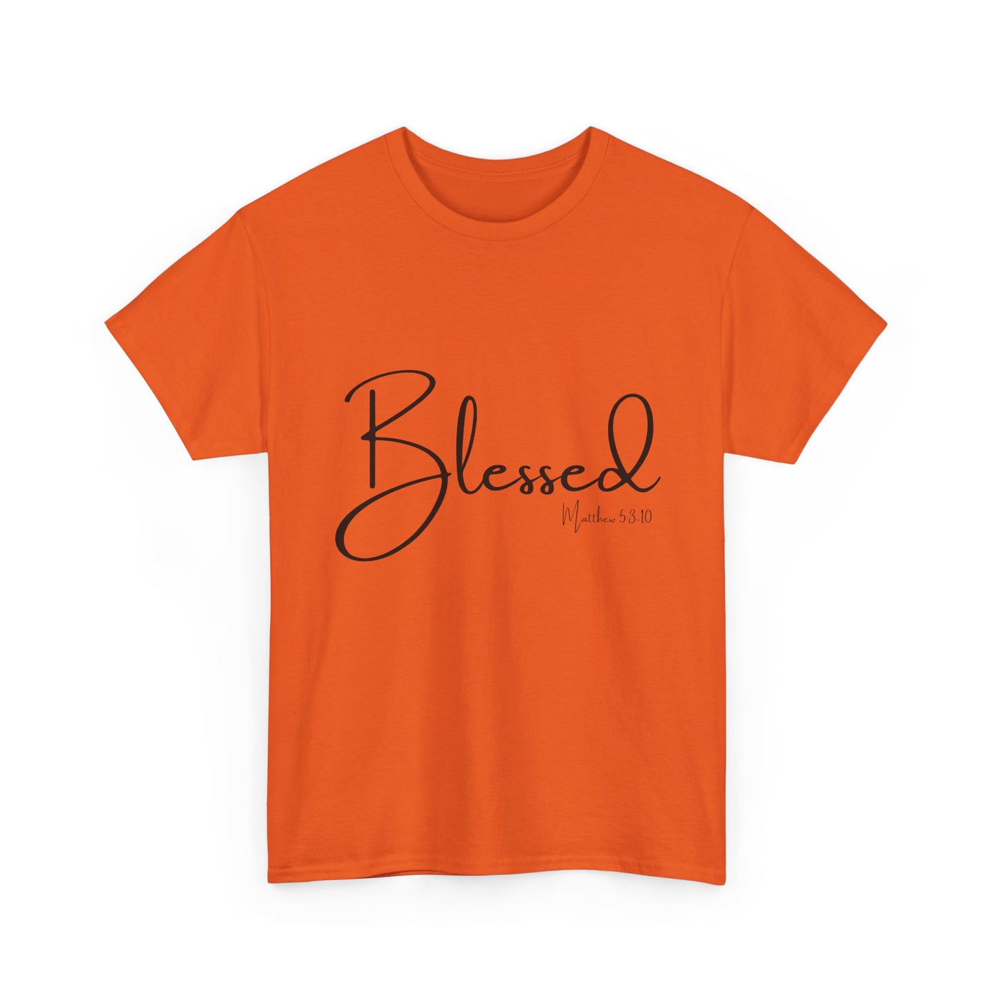 Blessed - Matthew 5:3-10 Unisex Heavy Cotton Tee