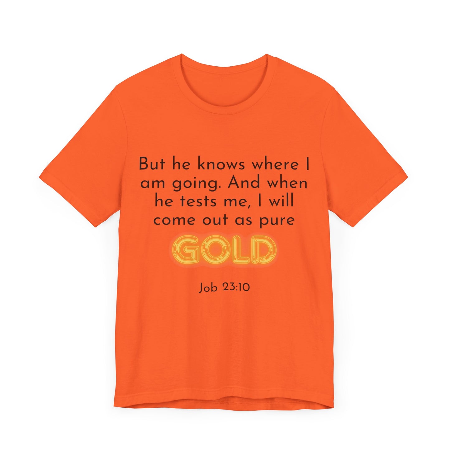 Job 23-10-Unisex Jersey Short Sleeve Tee