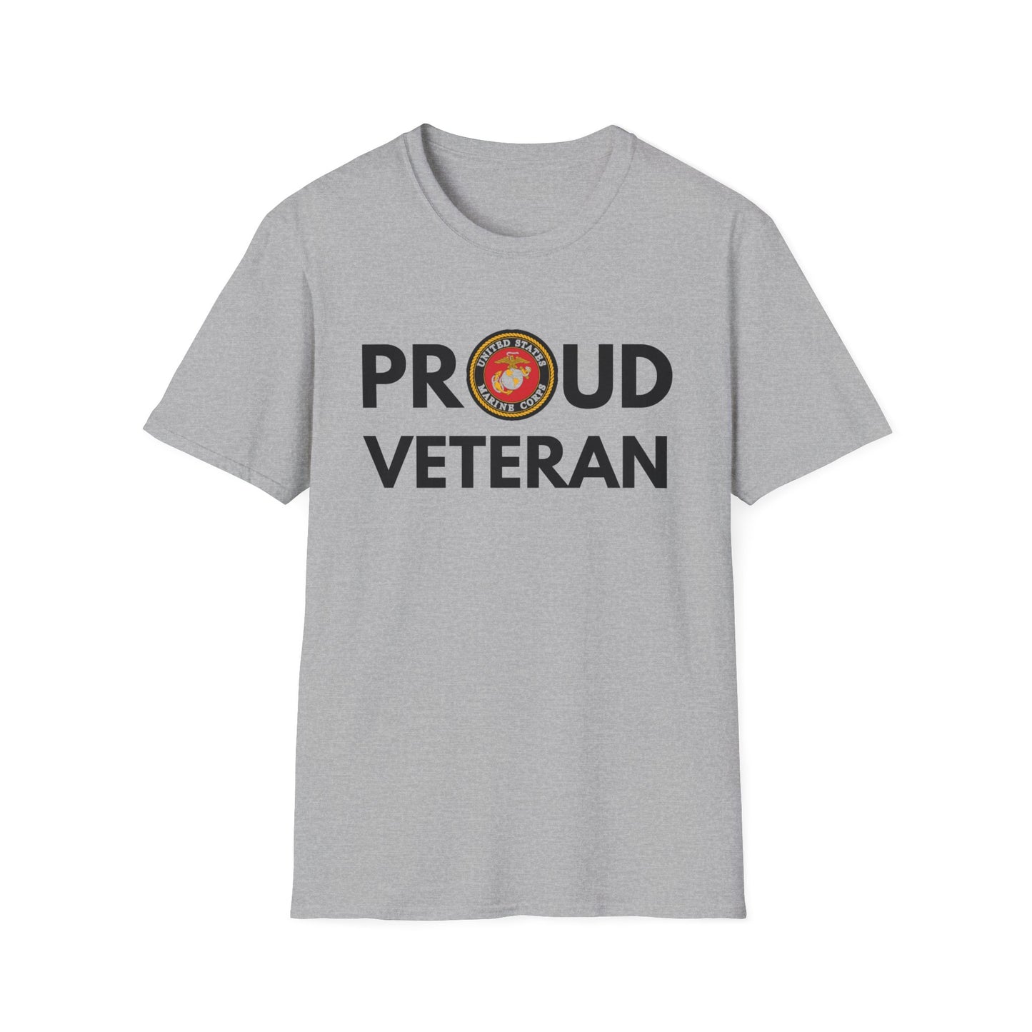 Marine Veteran - Unisex Softstyle T-Shirt