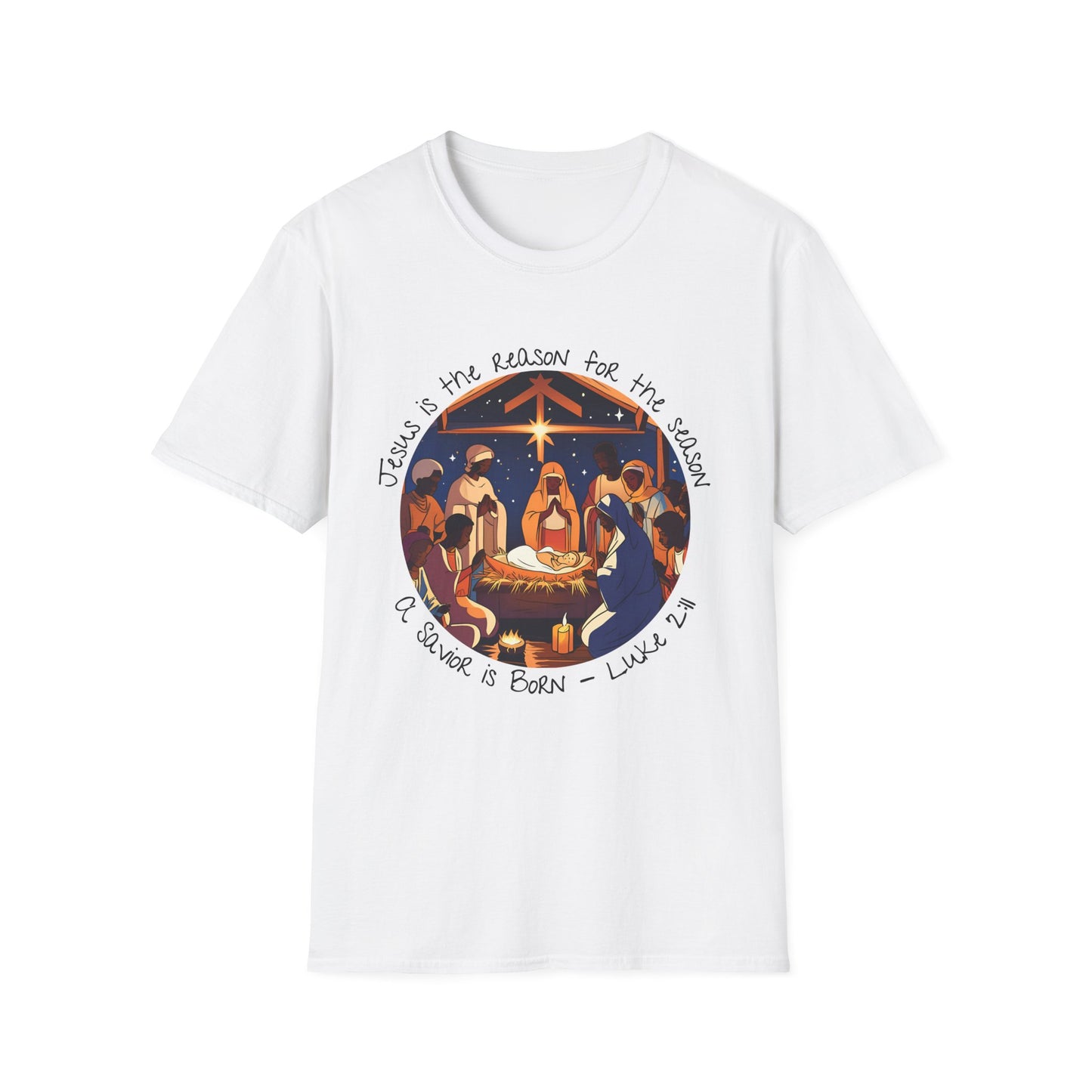 Luke 2:11 - Unisex Softstyle T-Shirt