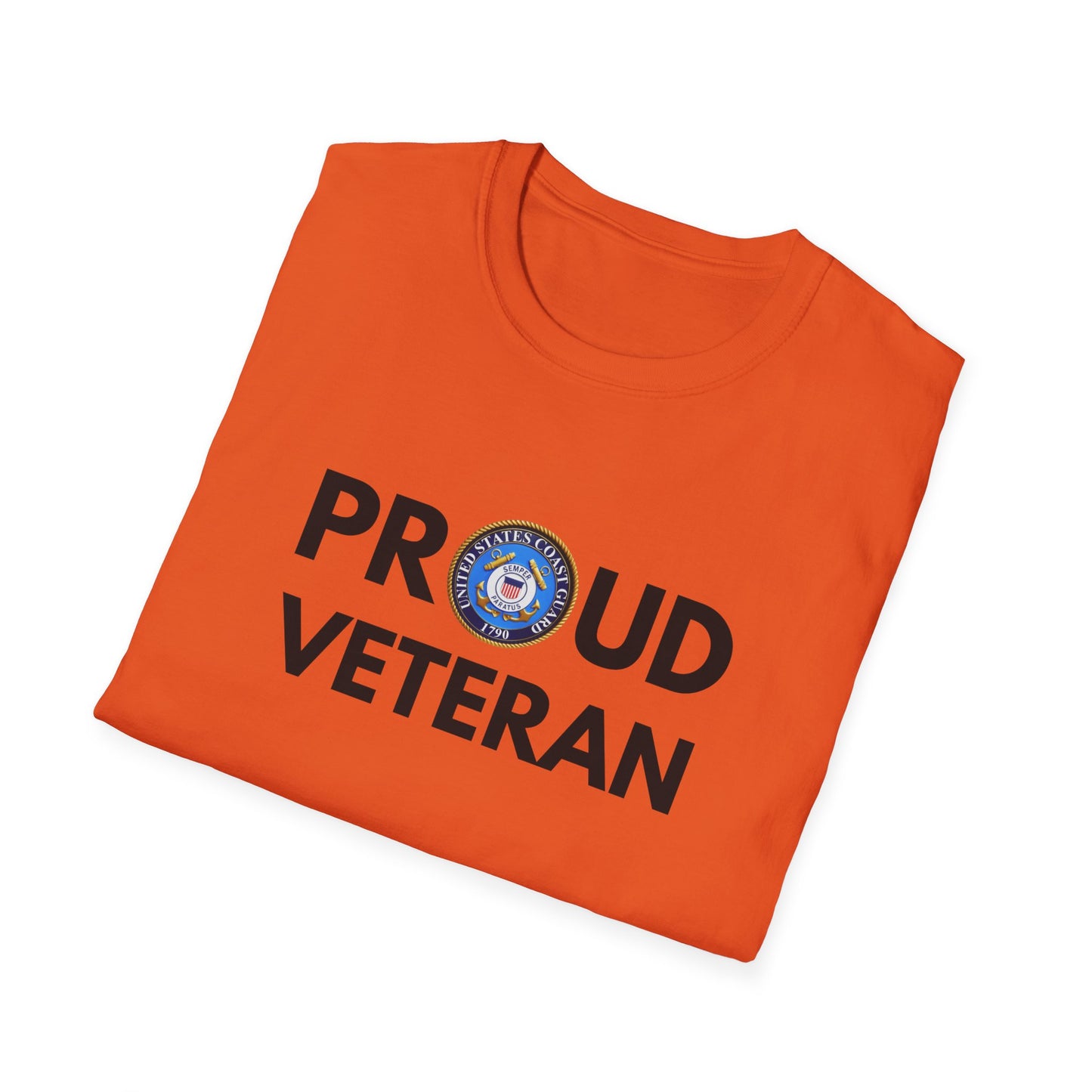 Coast Guard Veteran - Unisex Softstyle T-Shirt