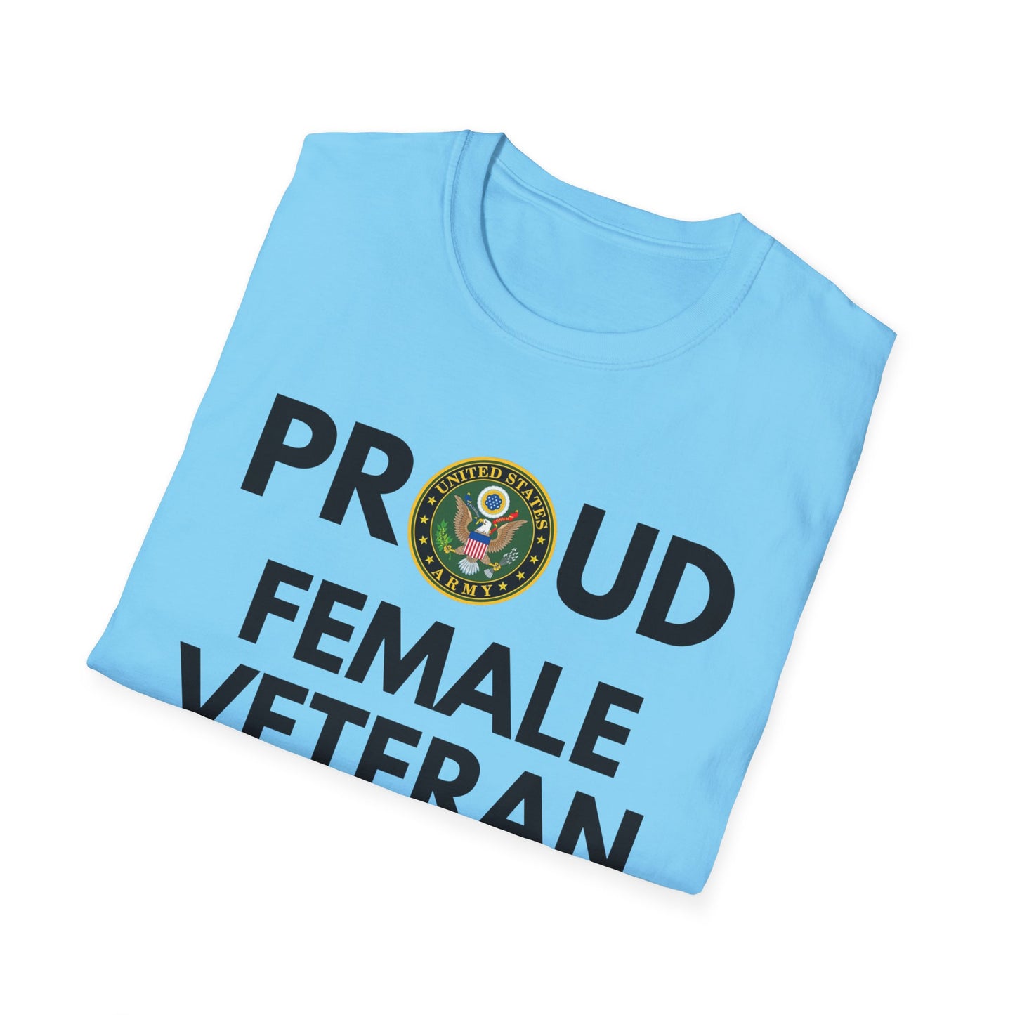 Army Female Veteran - Unisex Softstyle T-Shirt