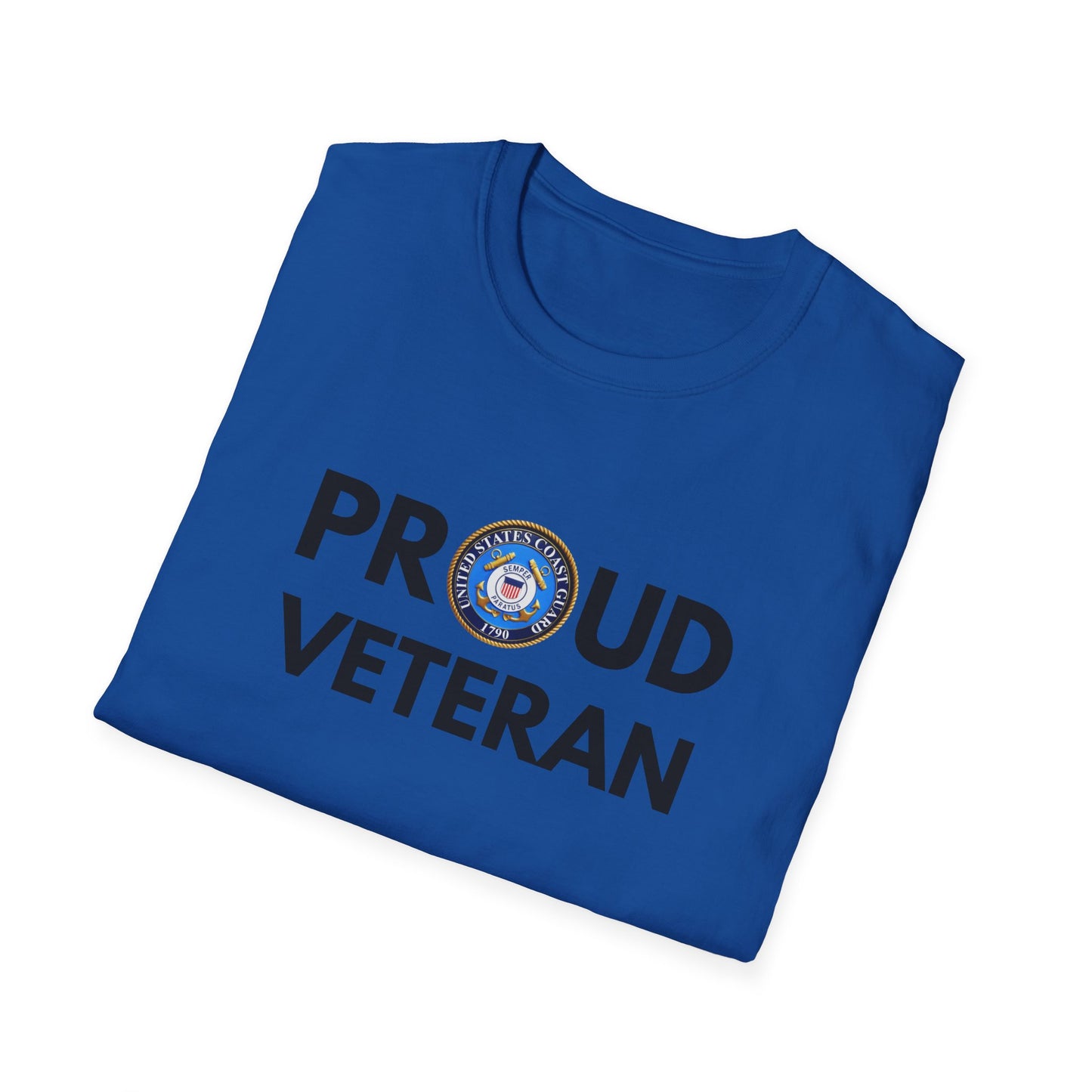 Coast Guard Veteran - Unisex Softstyle T-Shirt