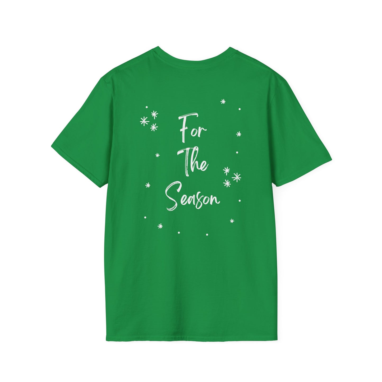 Jesus is the reason - Front and Back - Unisex Softstyle T-Shirt