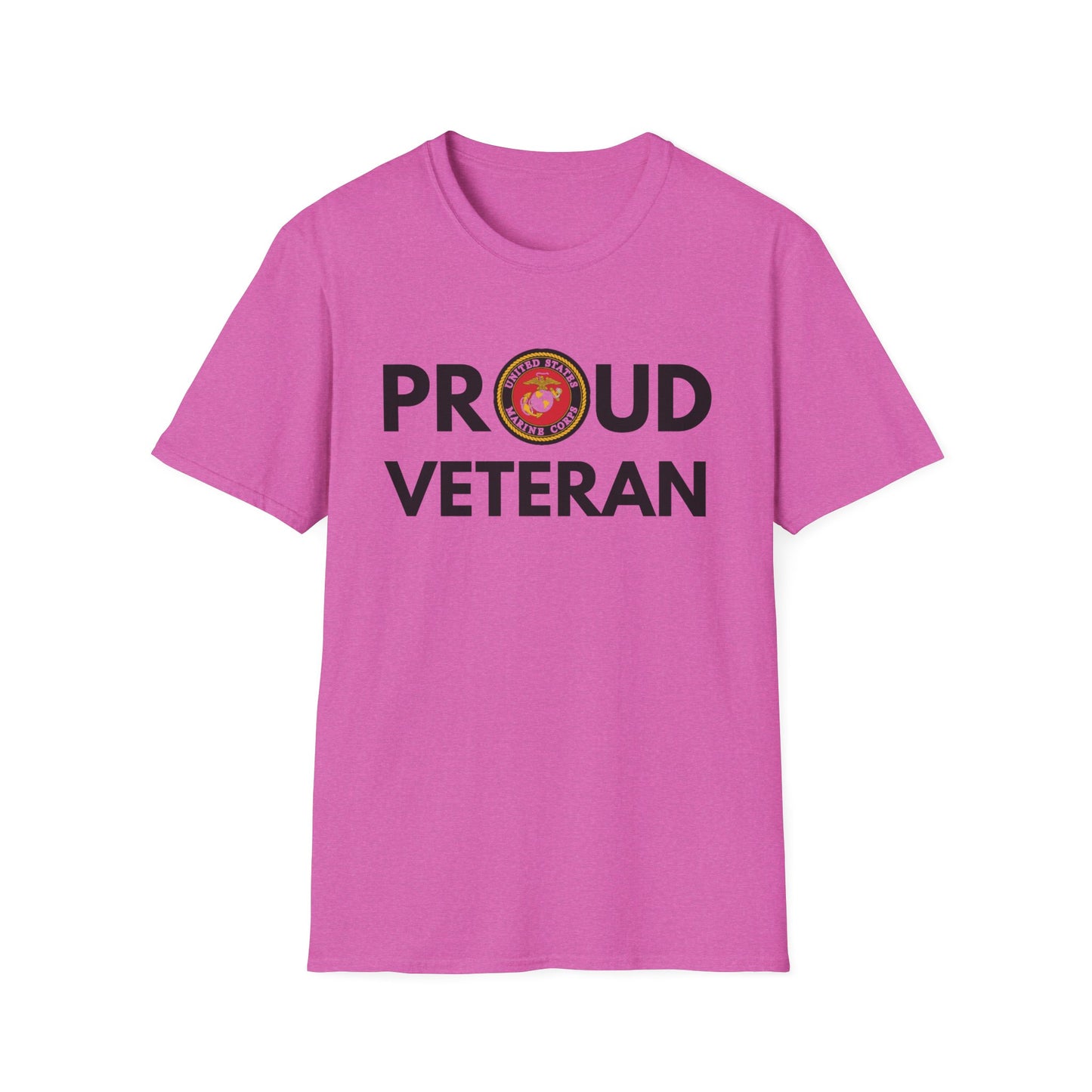 Marine Veteran - Unisex Softstyle T-Shirt