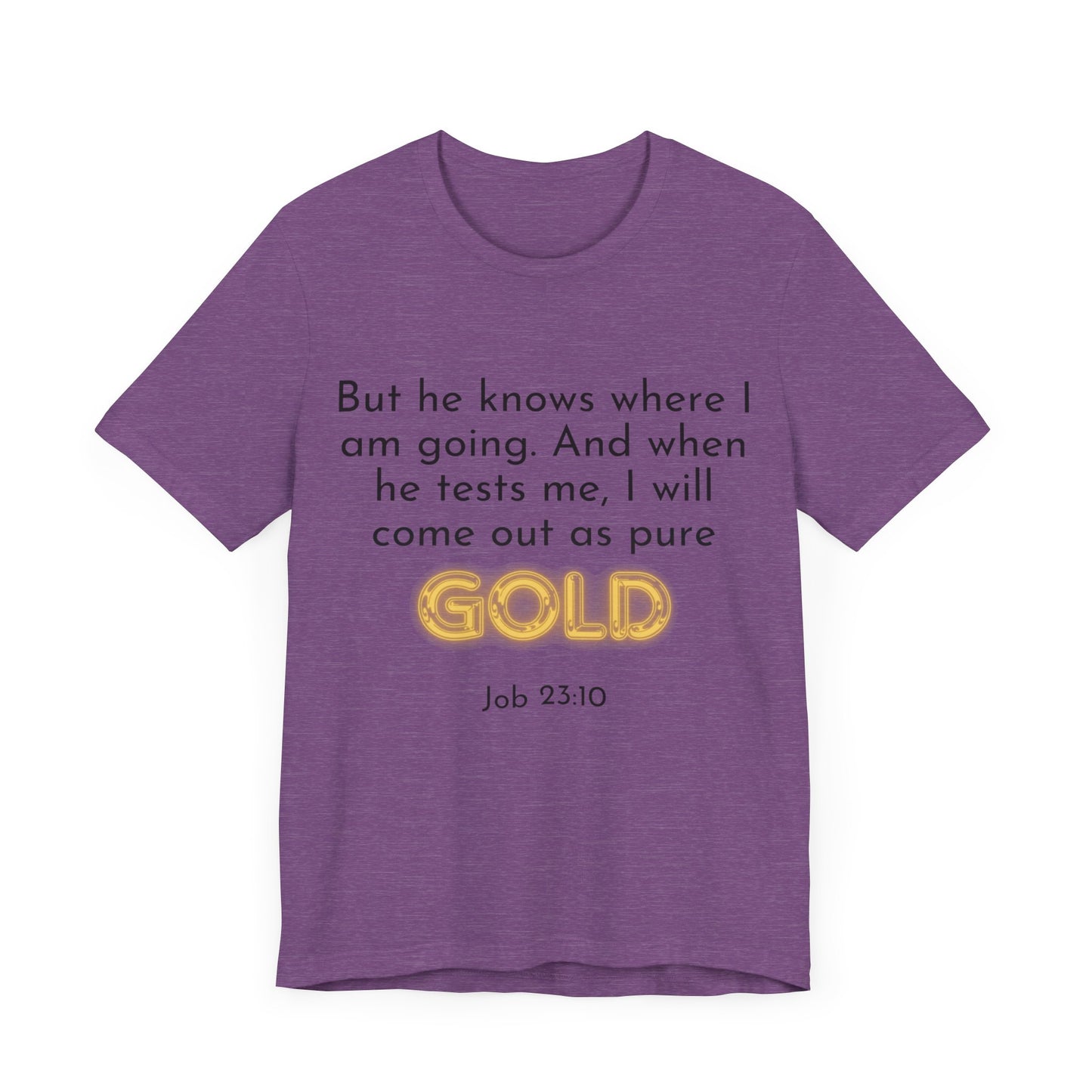 Job 23-10-Unisex Jersey Short Sleeve Tee