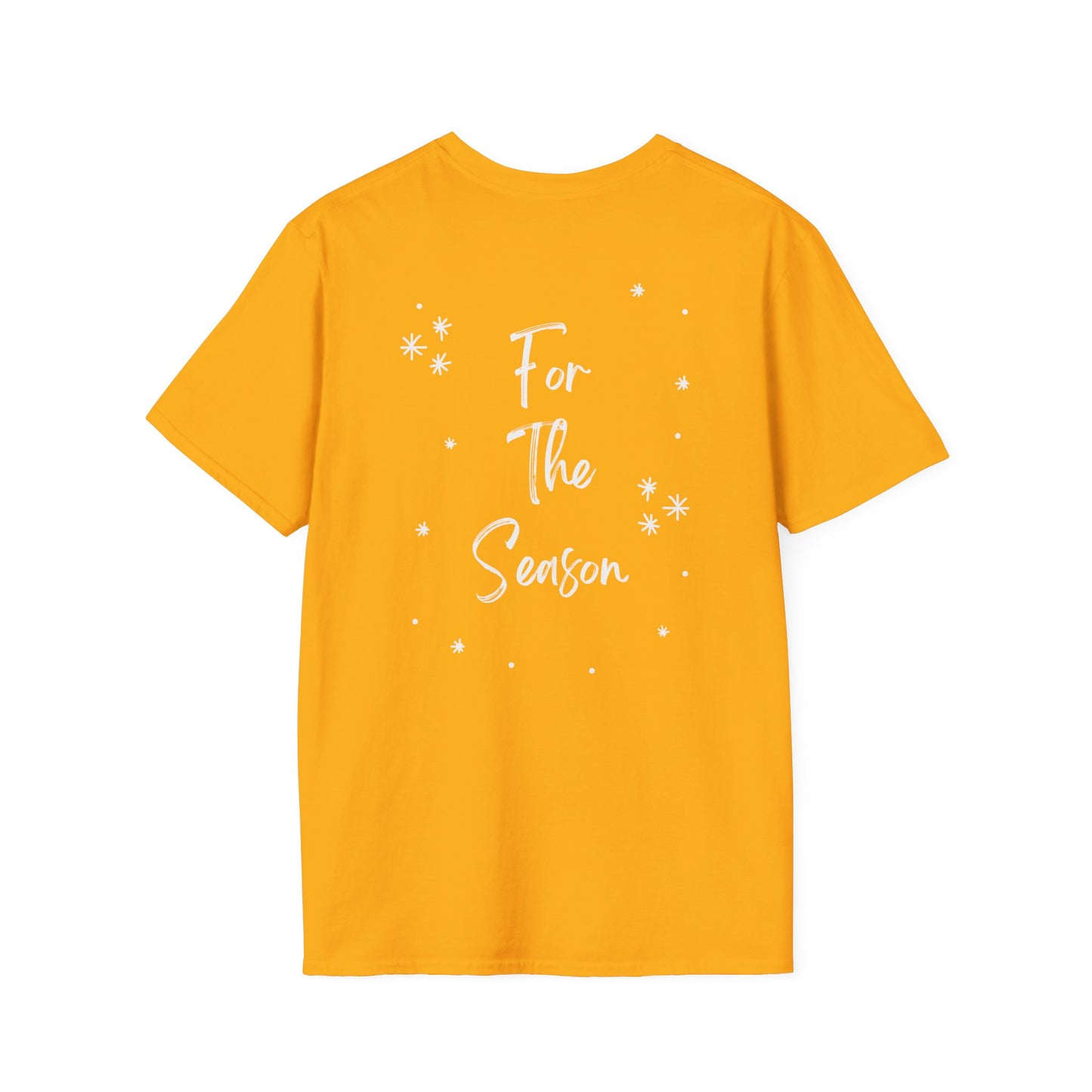 Jesus is the reason - Front and Back - Unisex Softstyle T-Shirt