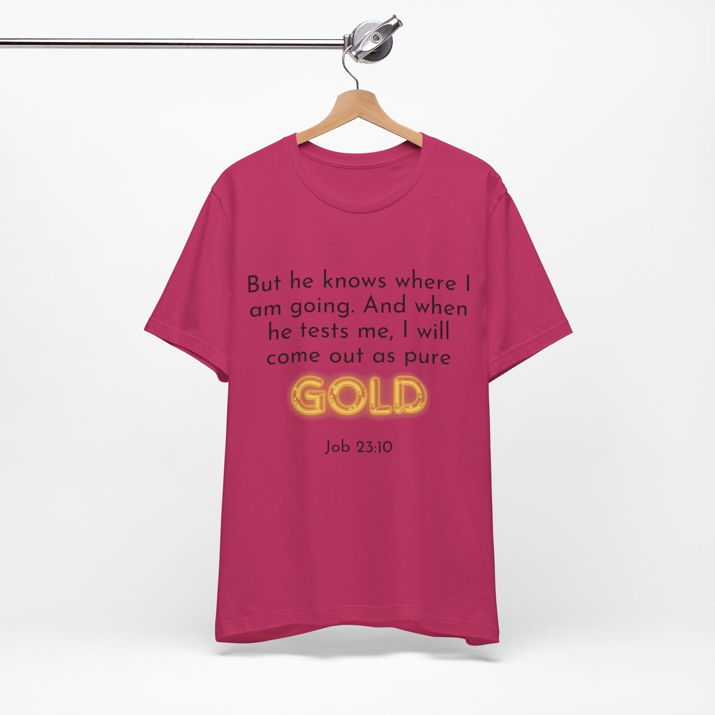 Job 23-10-Unisex Jersey Short Sleeve Tee