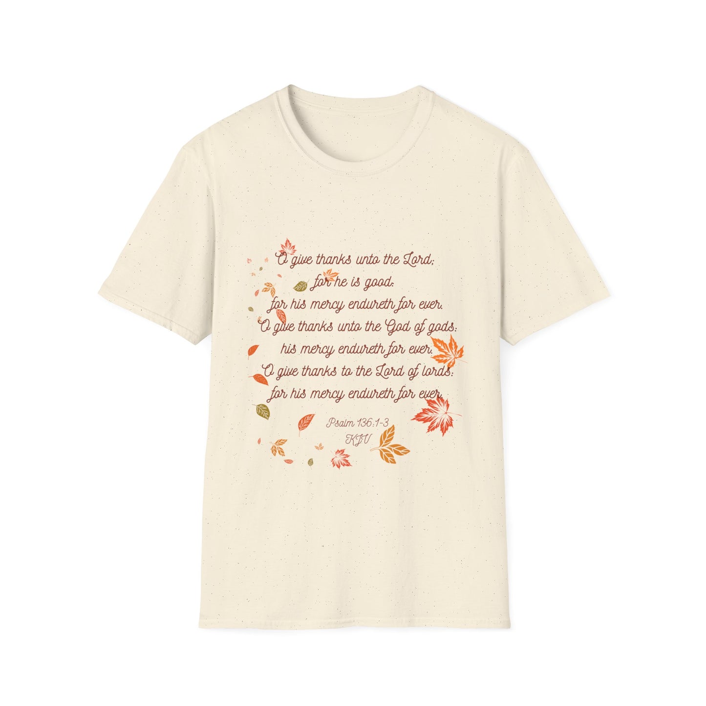 Psalms 136:1-3 - Unisex Softstyle T-Shirt
