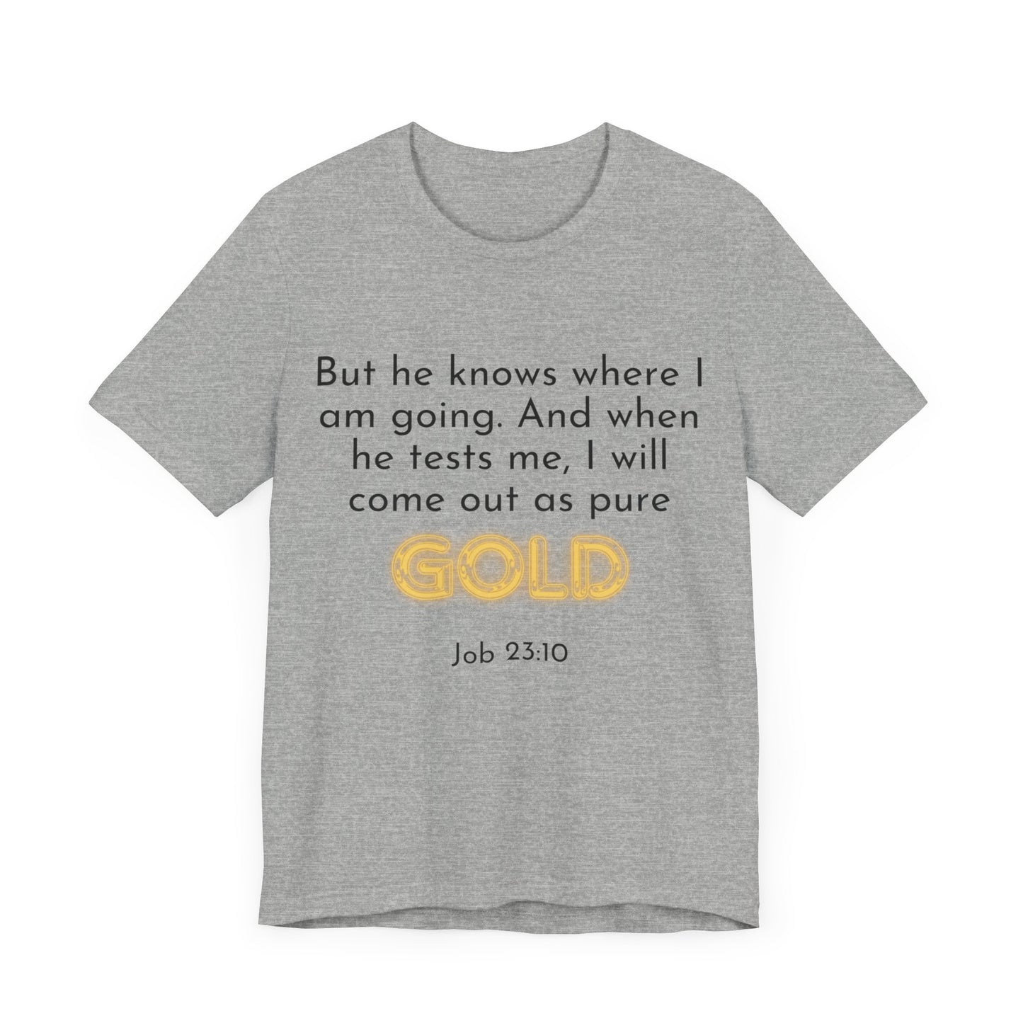 Job 23-10-Unisex Jersey Short Sleeve Tee