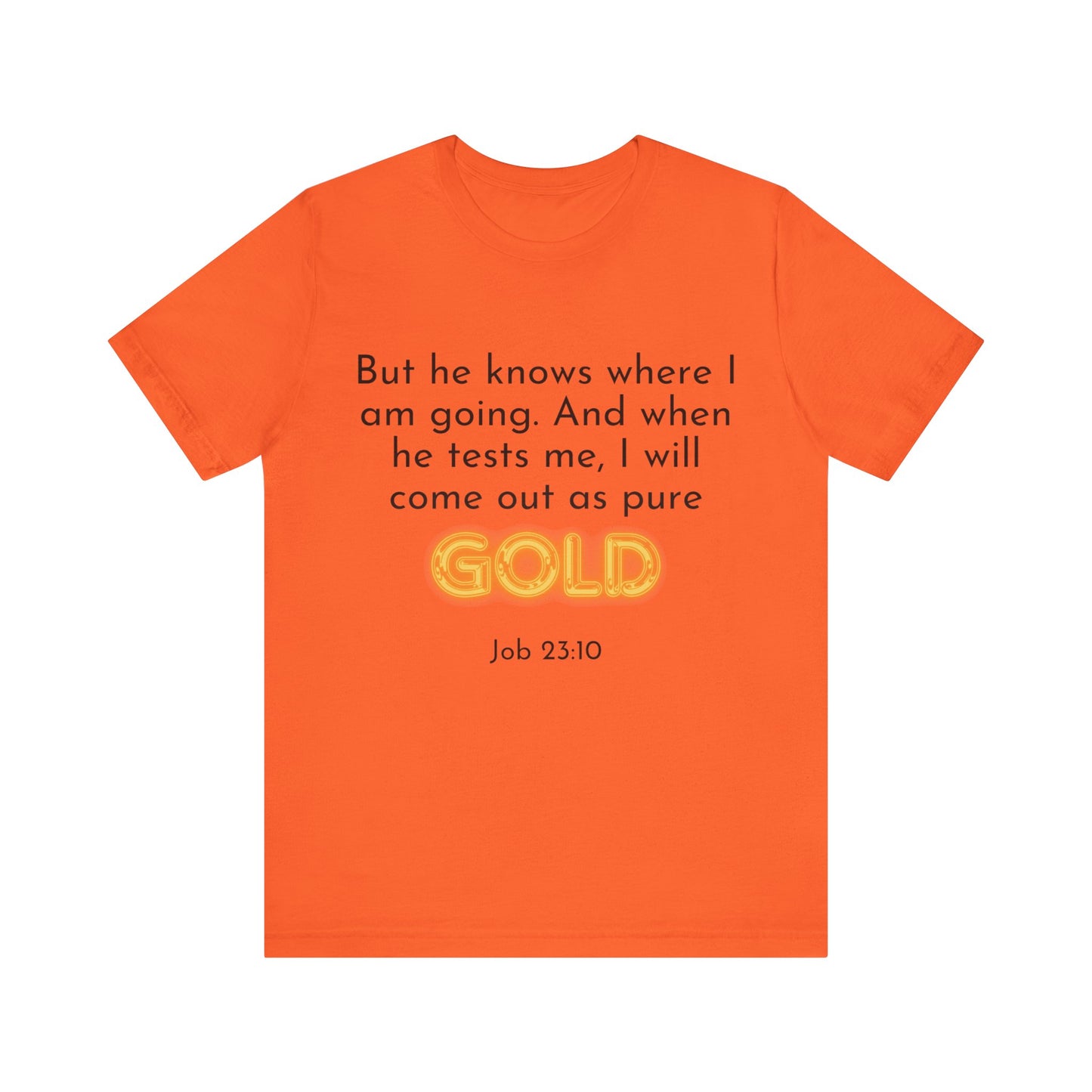 Job 23-10-Unisex Jersey Short Sleeve Tee