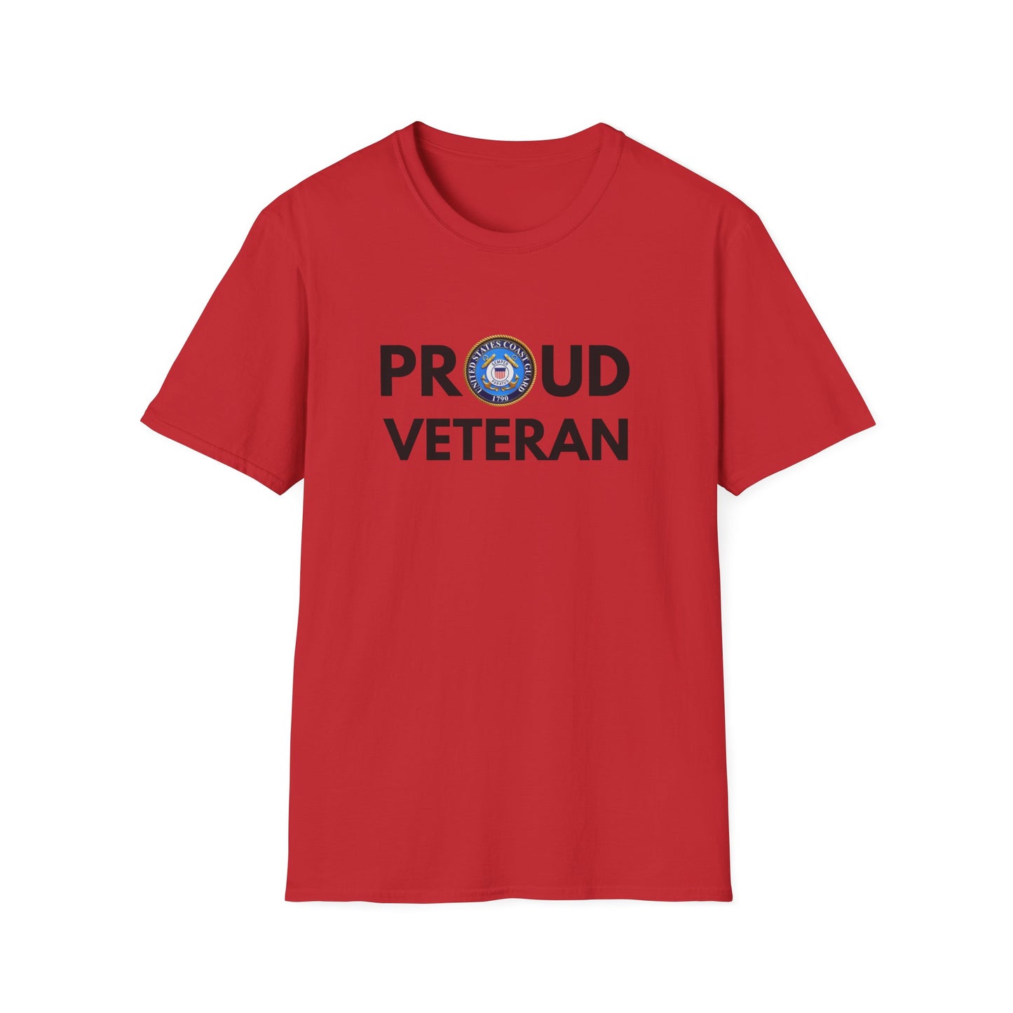Coast Guard Veteran - Unisex Softstyle T-Shirt