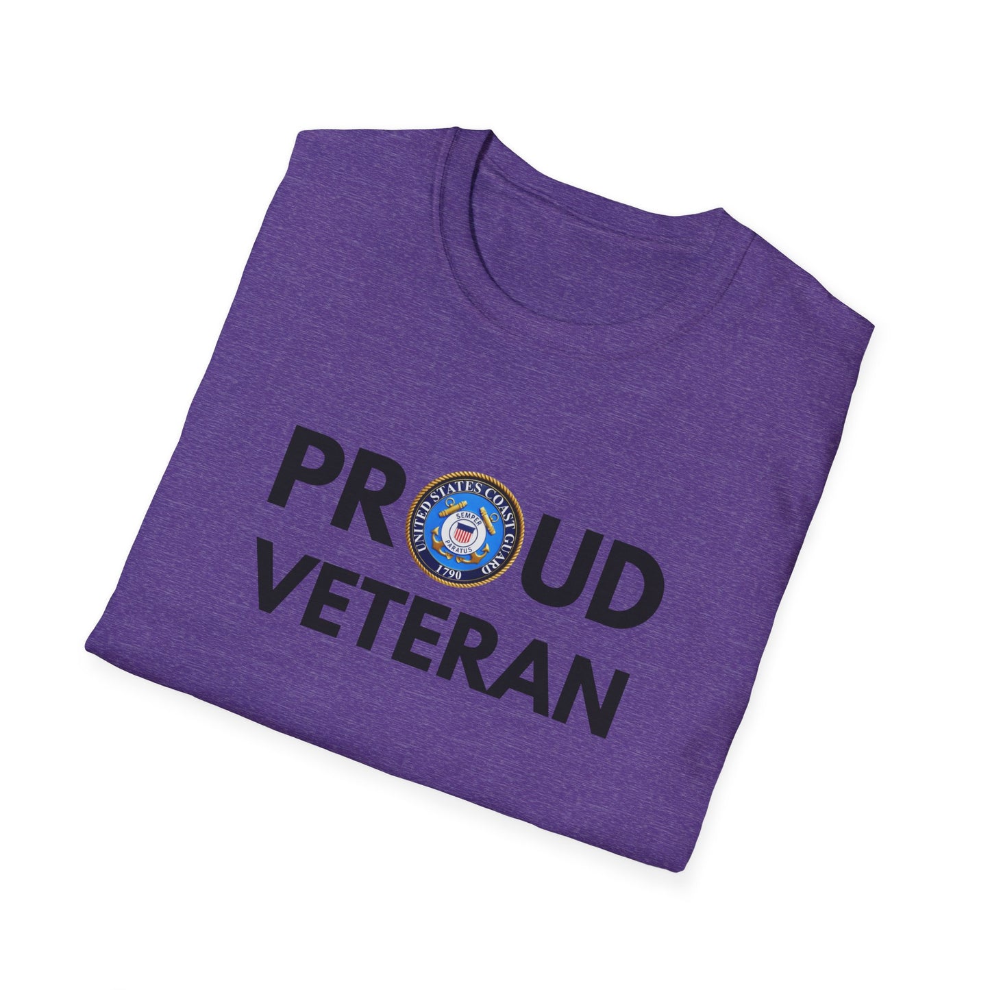Coast Guard Veteran - Unisex Softstyle T-Shirt