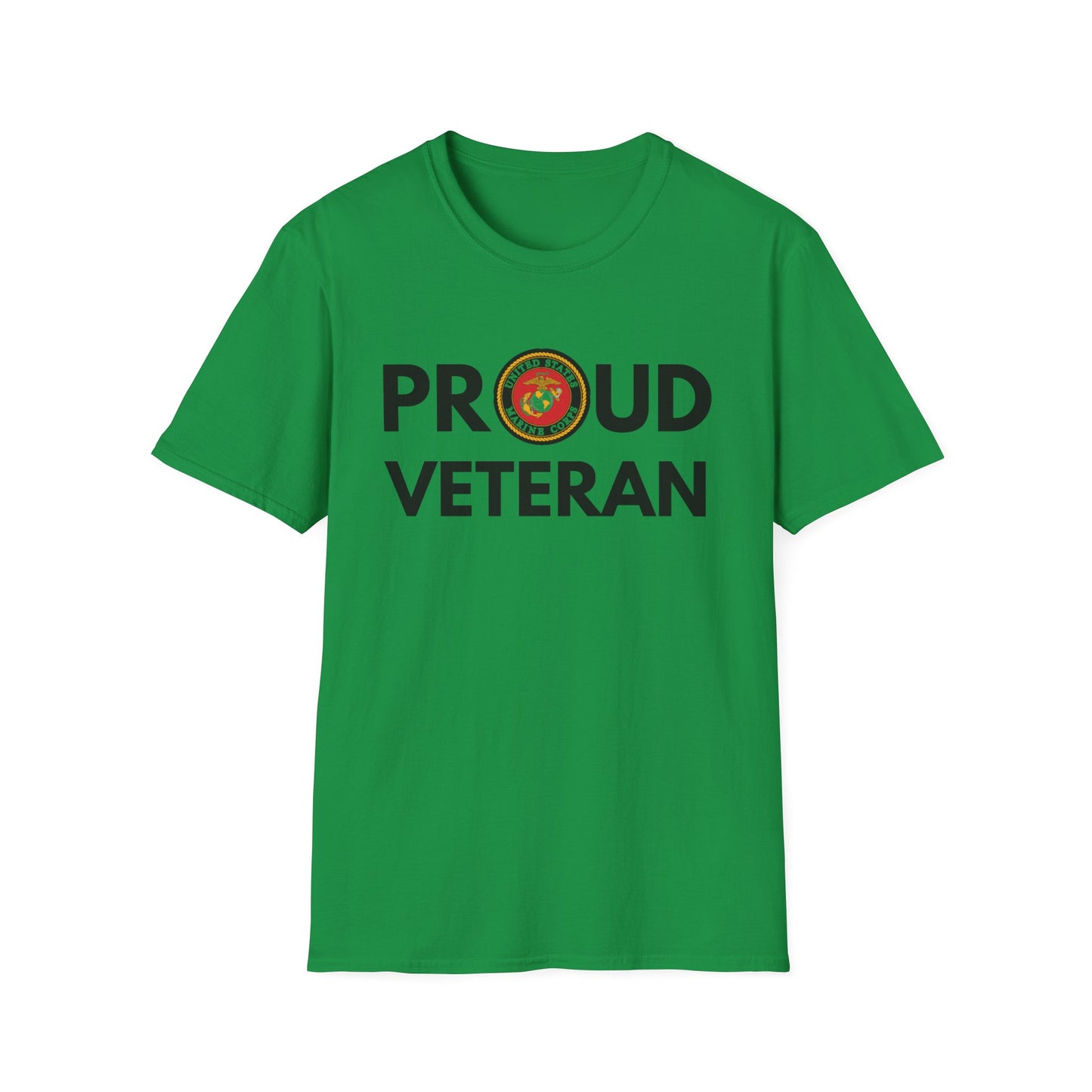 Marine Veteran - Unisex Softstyle T-Shirt
