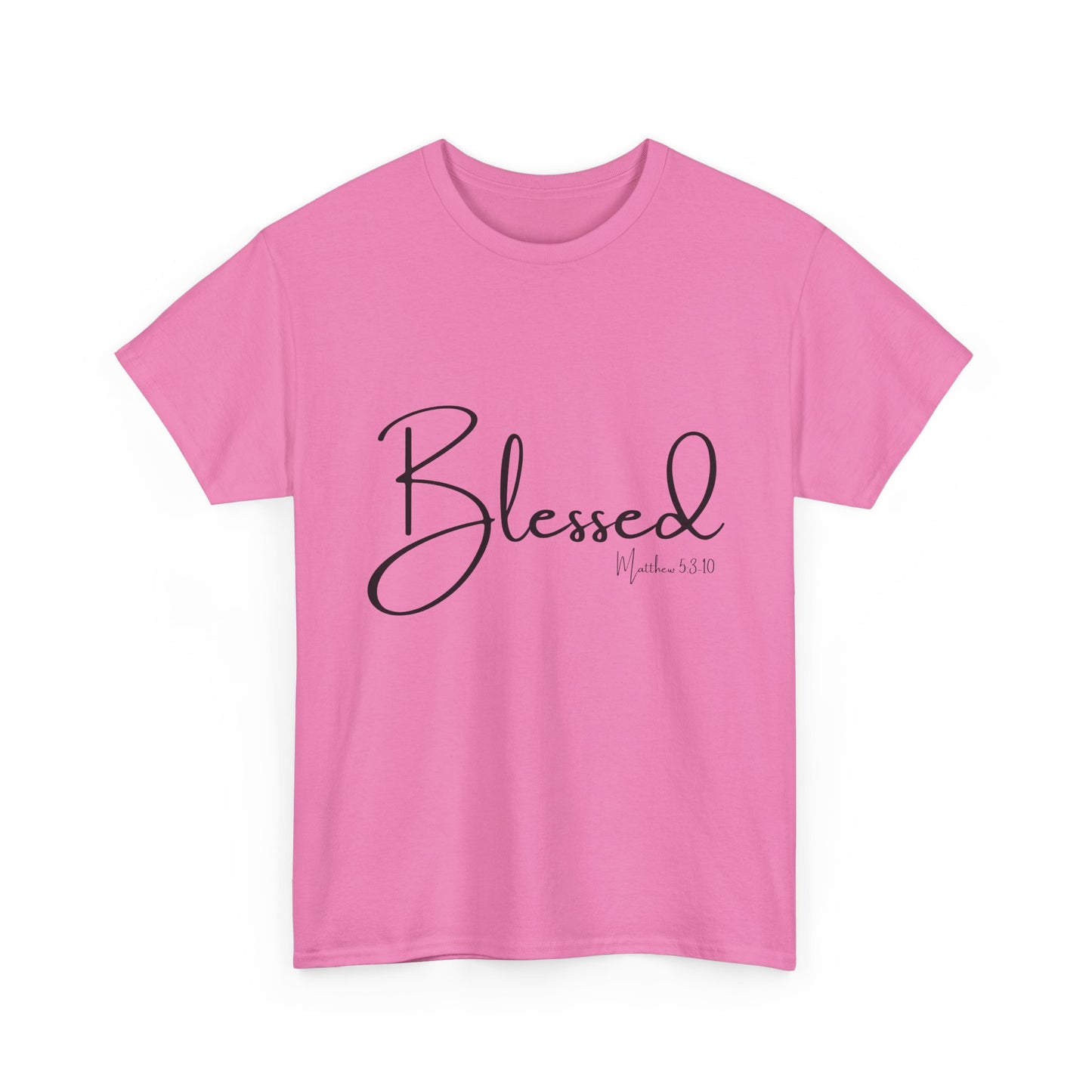 Blessed - Matthew 5:3-10 Unisex Heavy Cotton Tee