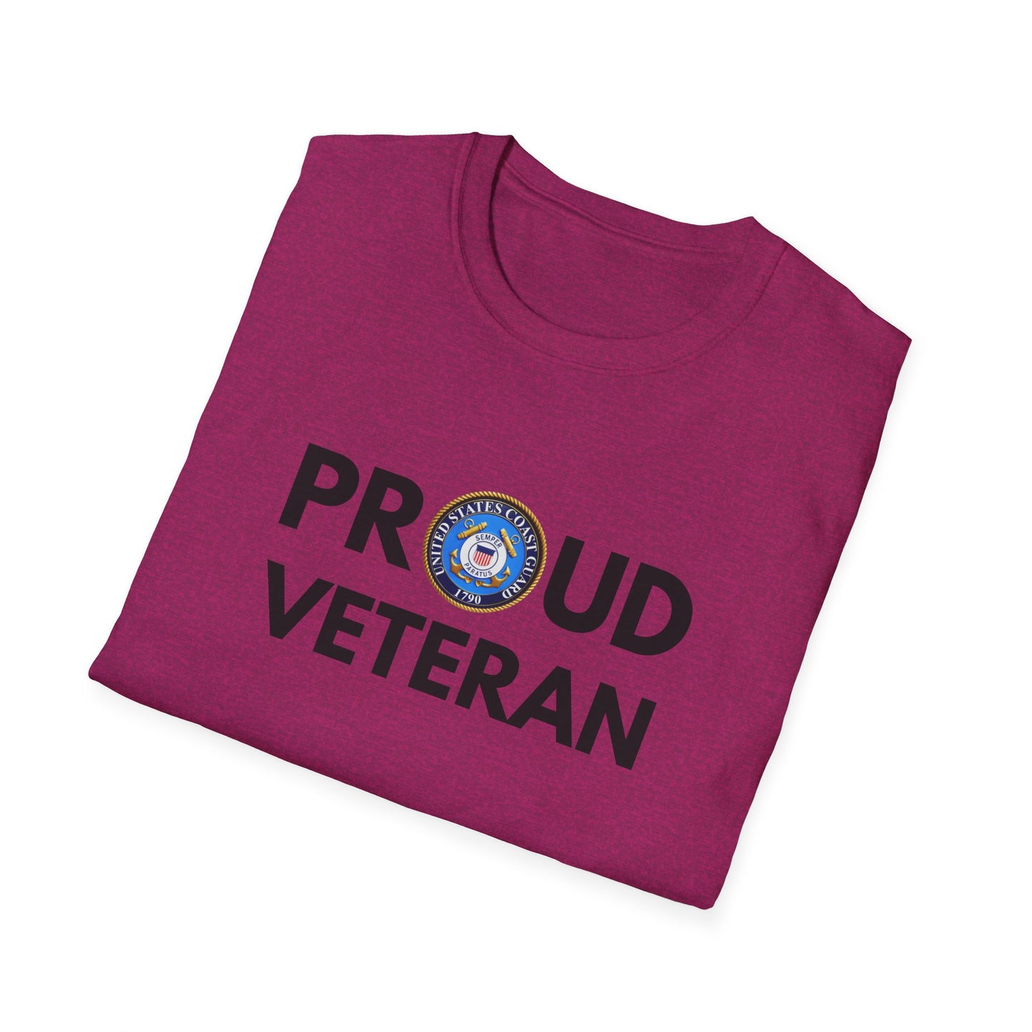 Coast Guard Veteran - Unisex Softstyle T-Shirt